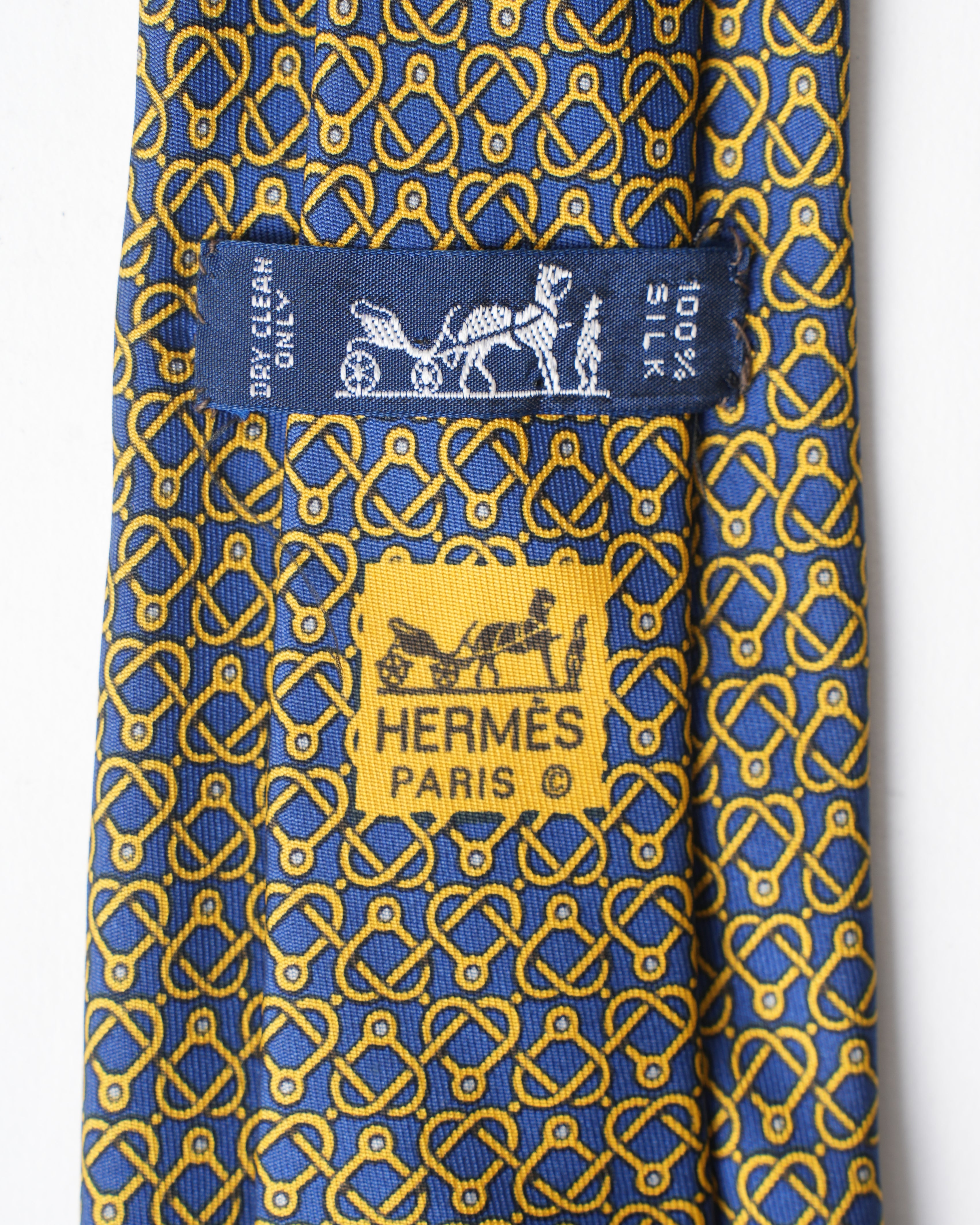 Hermes Green Lineup Heart Tie