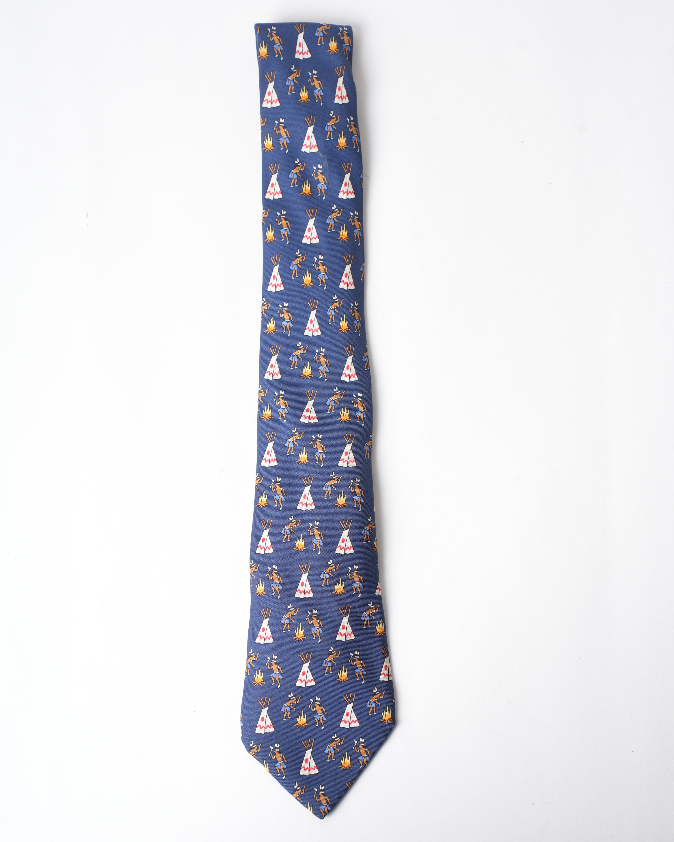 Hermes Tribal Fire Tie