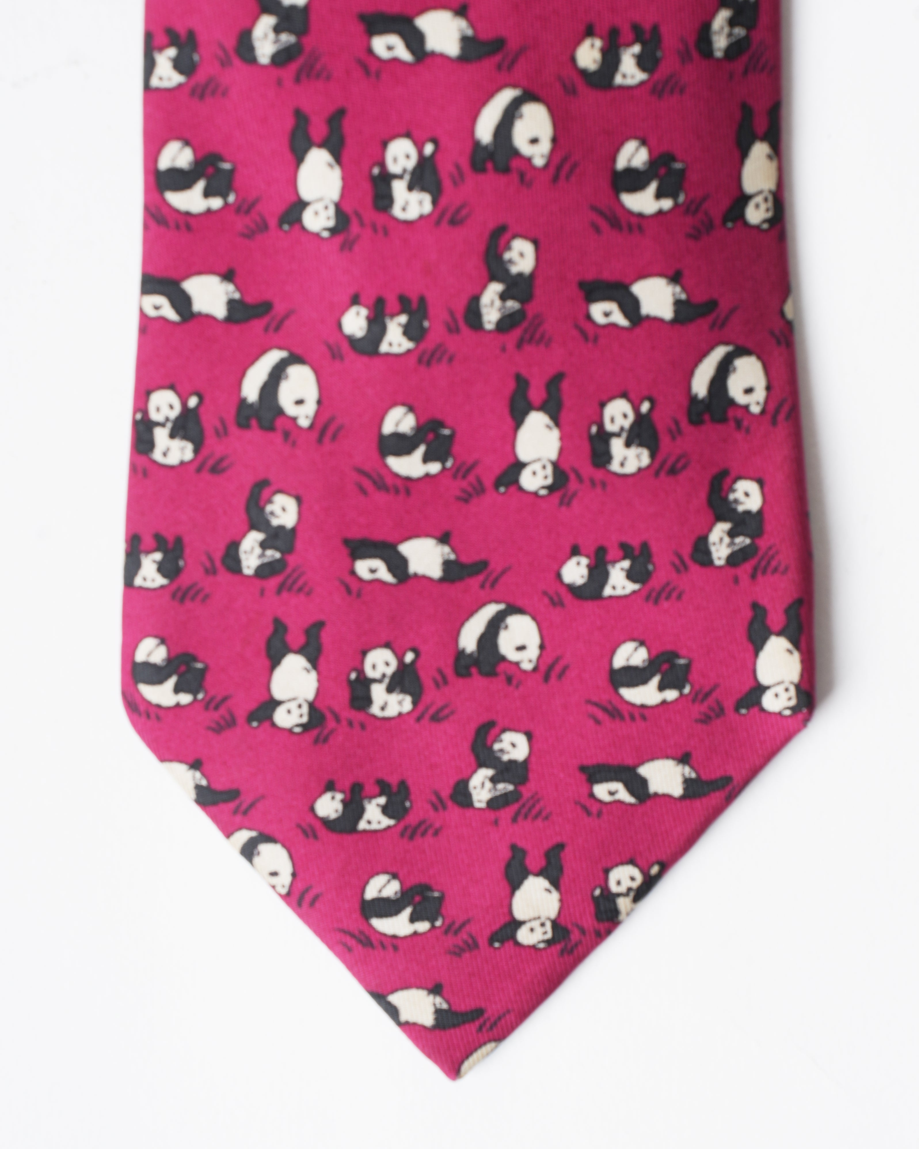 Hermes Productive Panda Tie