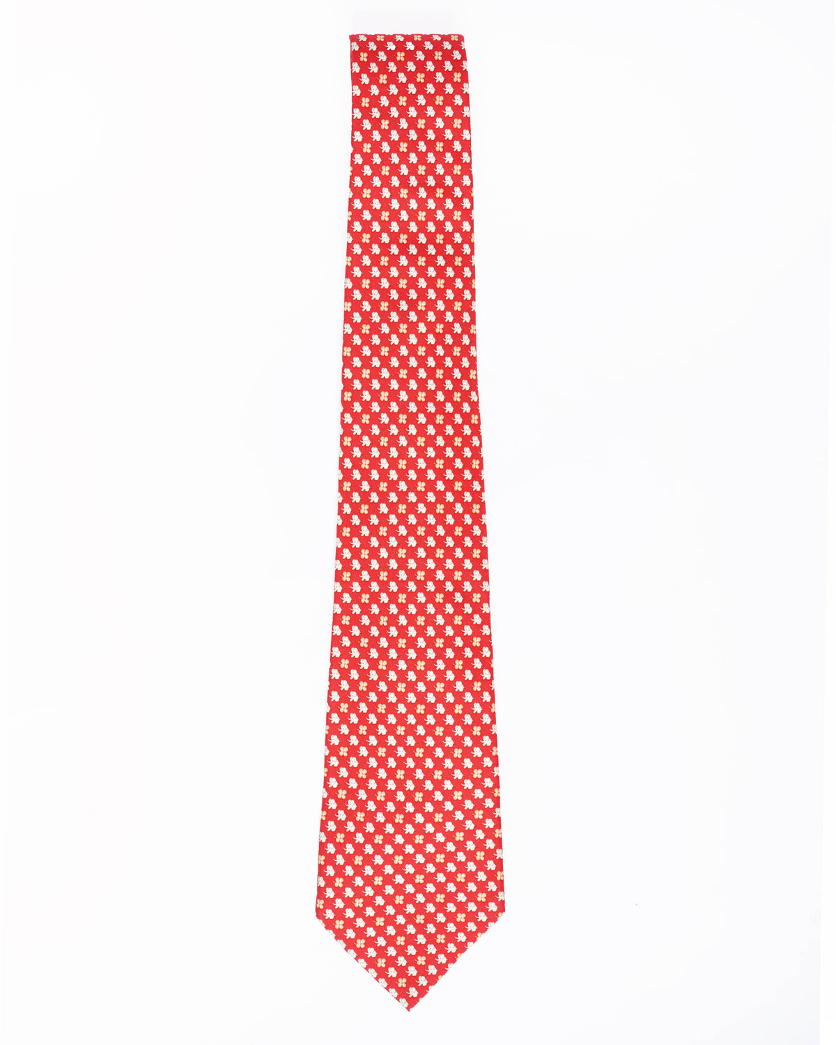 Salvatore Ferragamo Red Jacquard Tie