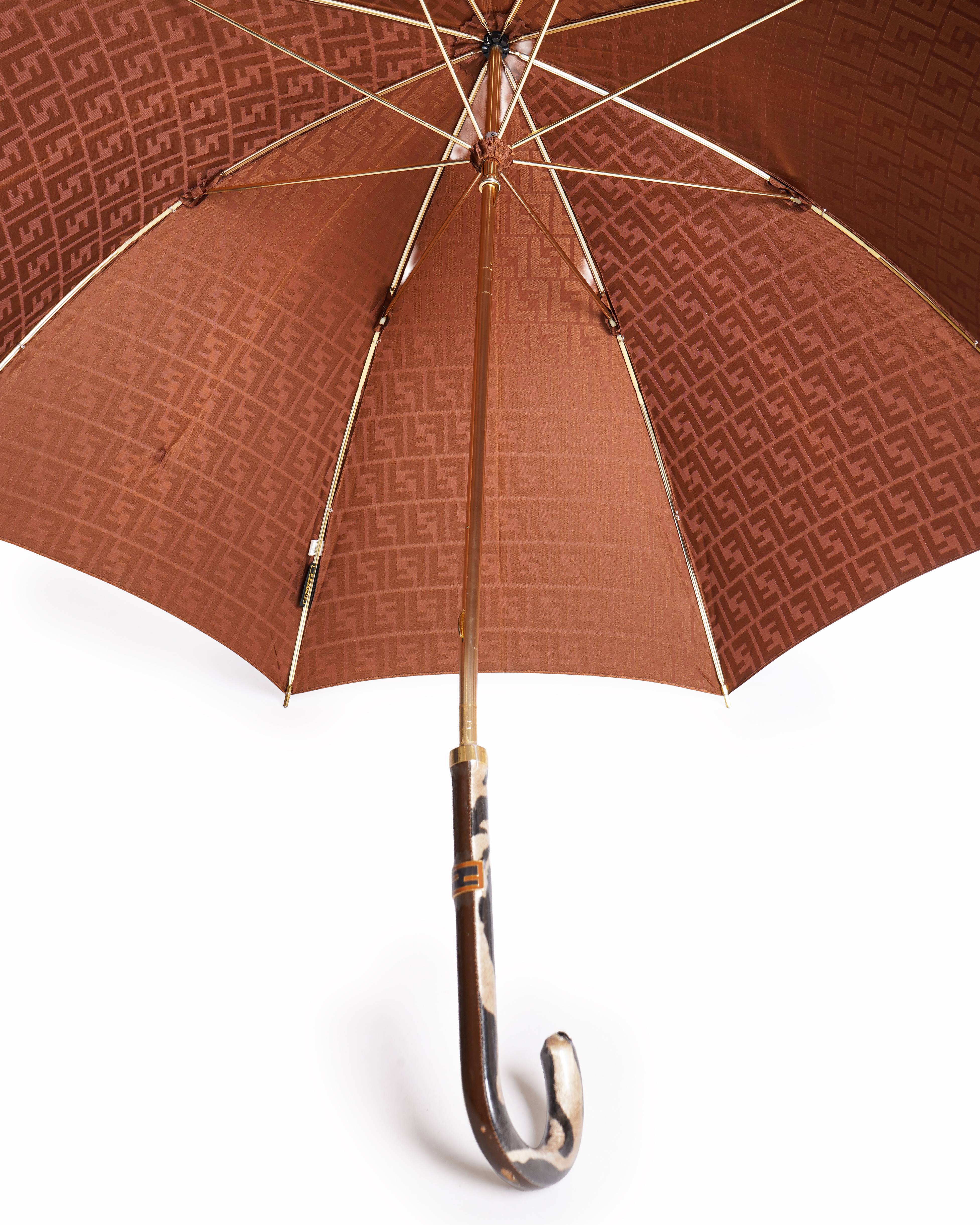 Fendi Vintage Zucca FF Monogram Umbrella | Authentic Pre-loved My