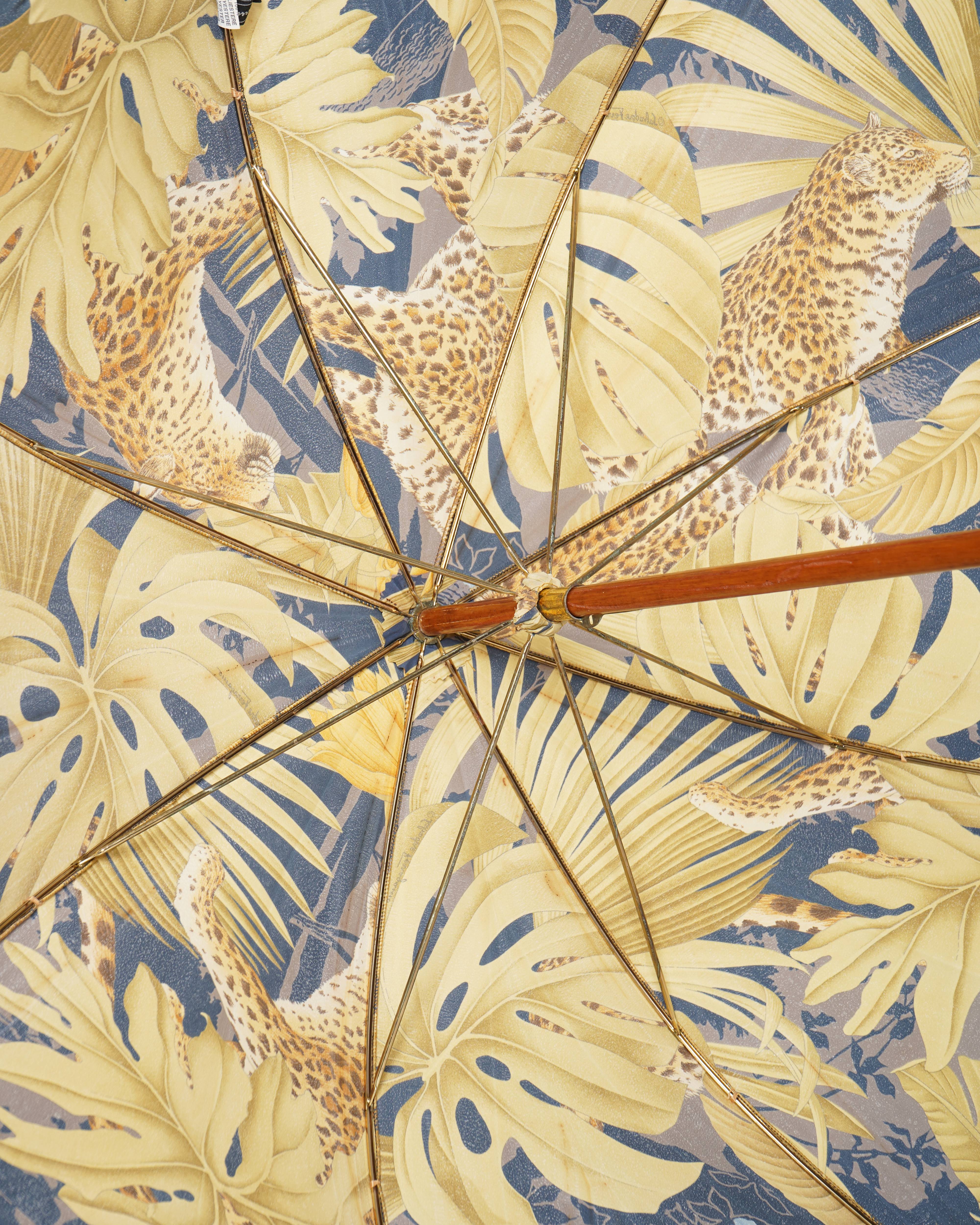 Ferragamo patterned print umbrella