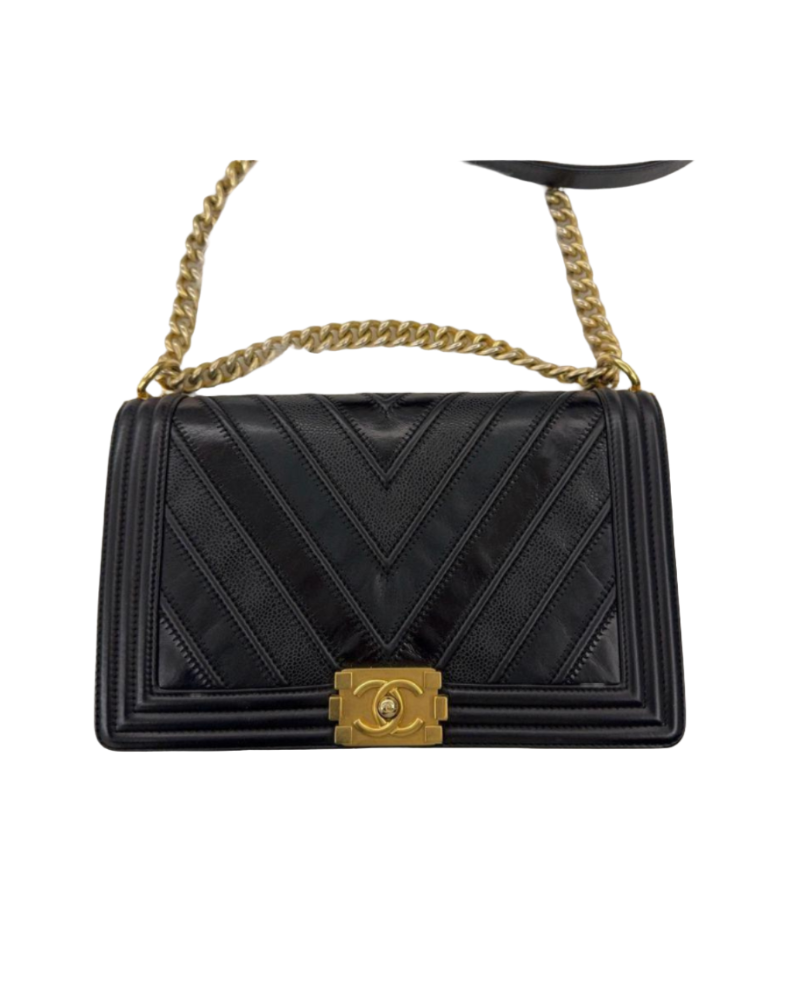 Chanel chevron Le Boy