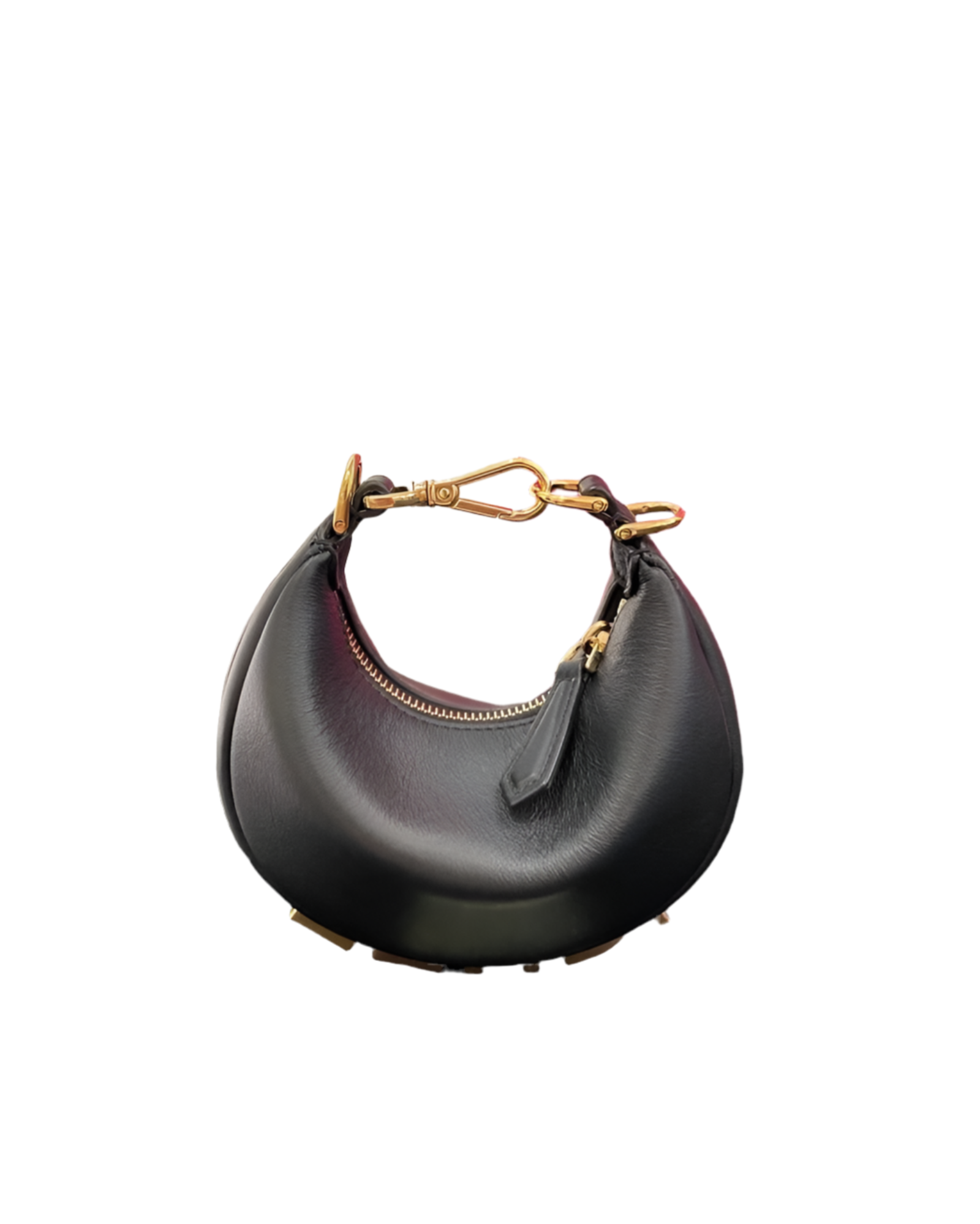 Fendi Fendigraphy Mini Black Leather Bag