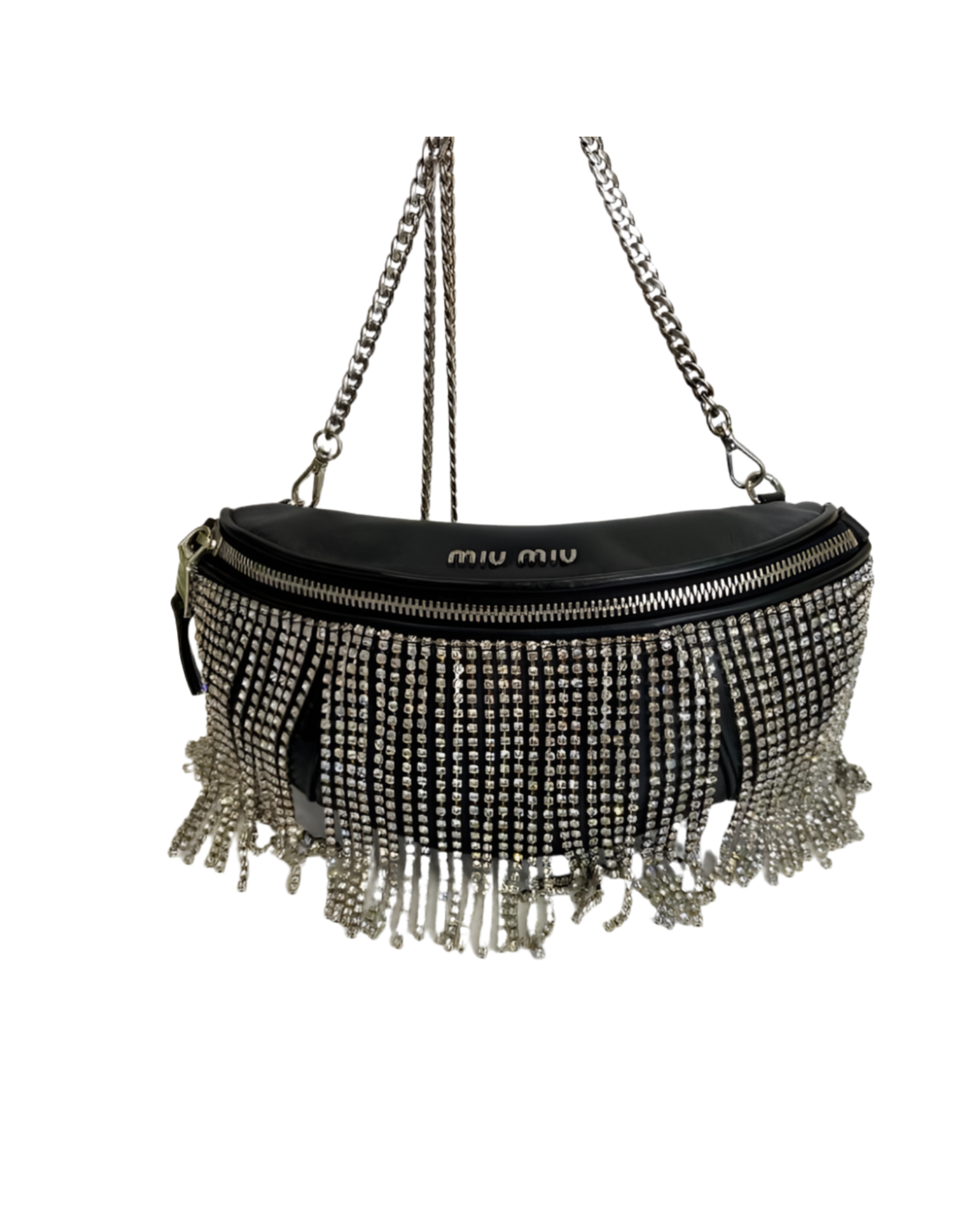 Miu Miu Crystal Embellished Belt / Shoulder Bag