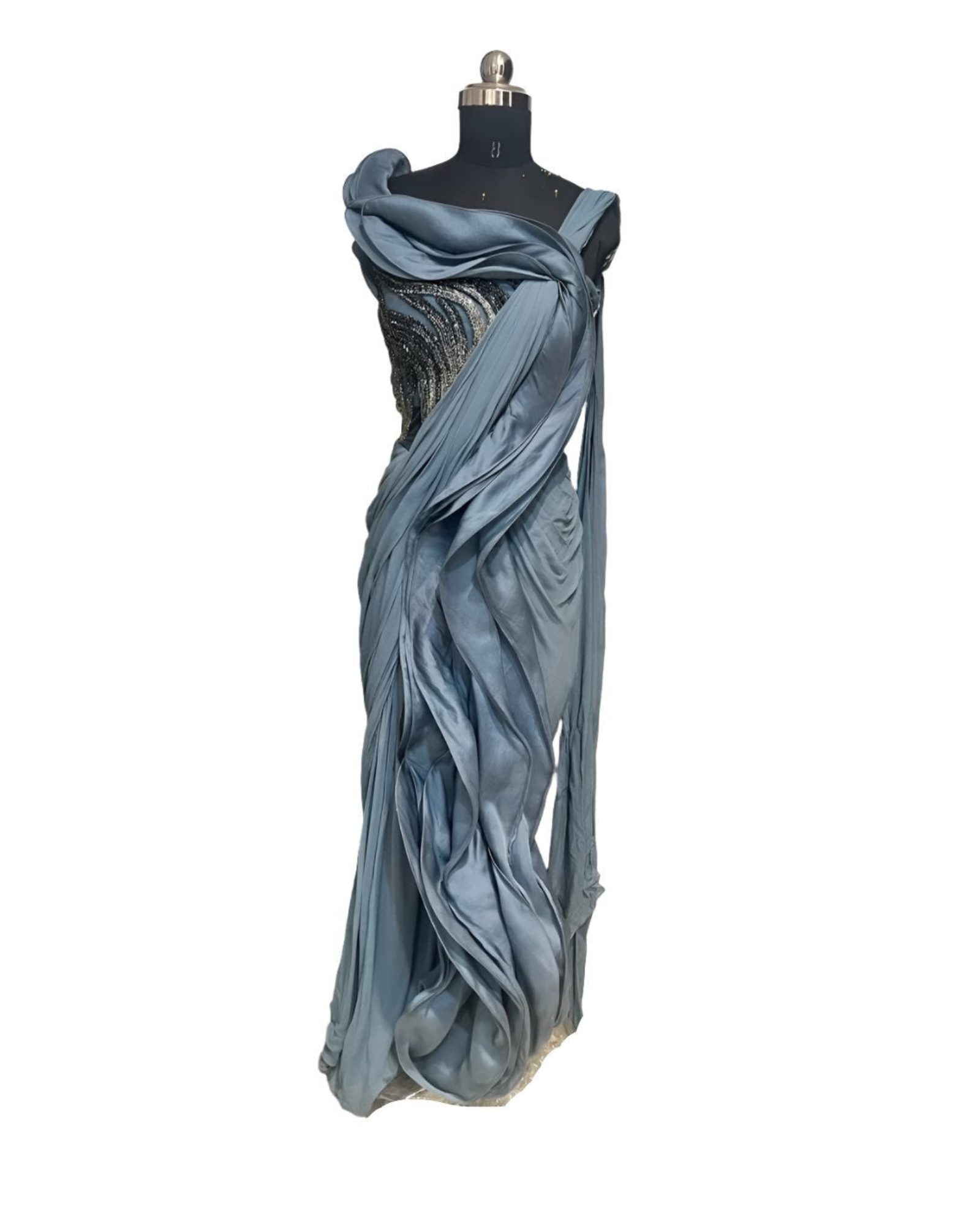 Gaurav Gupta Blue Draped Saree