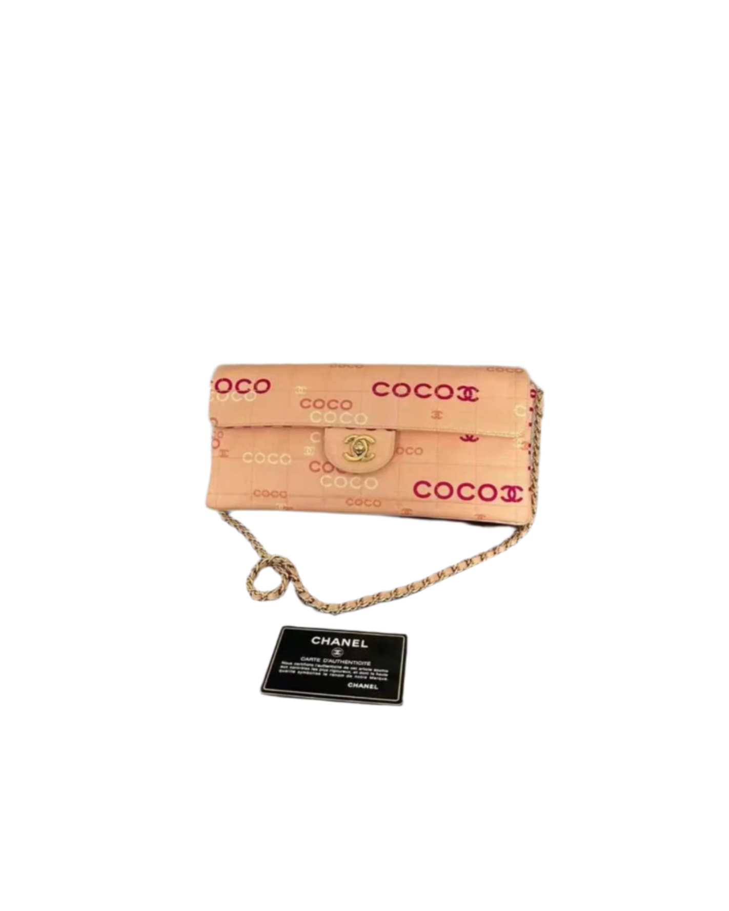 Vintage Chanel Coco East West Shoulder bag