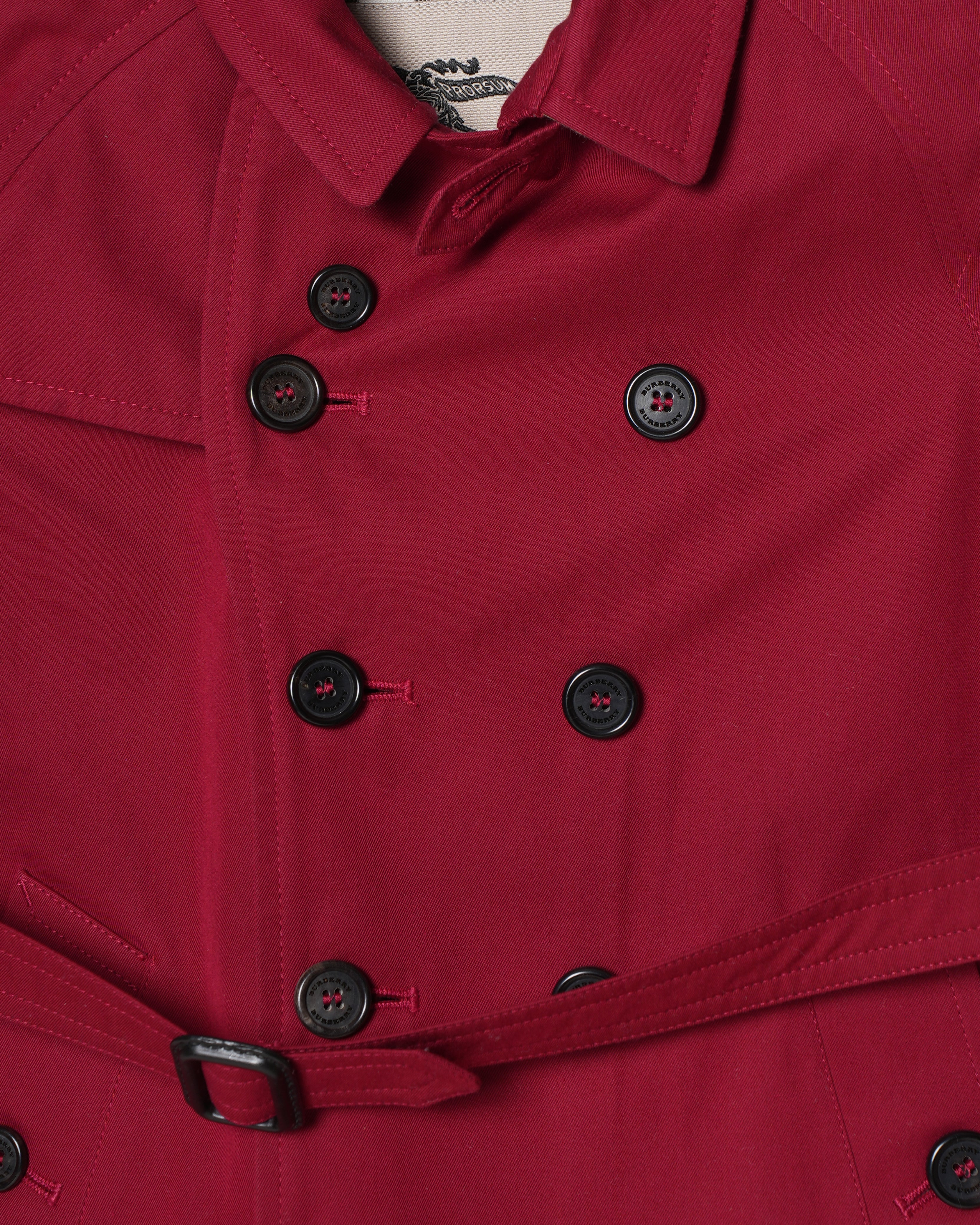 New Burberry Red Trench
