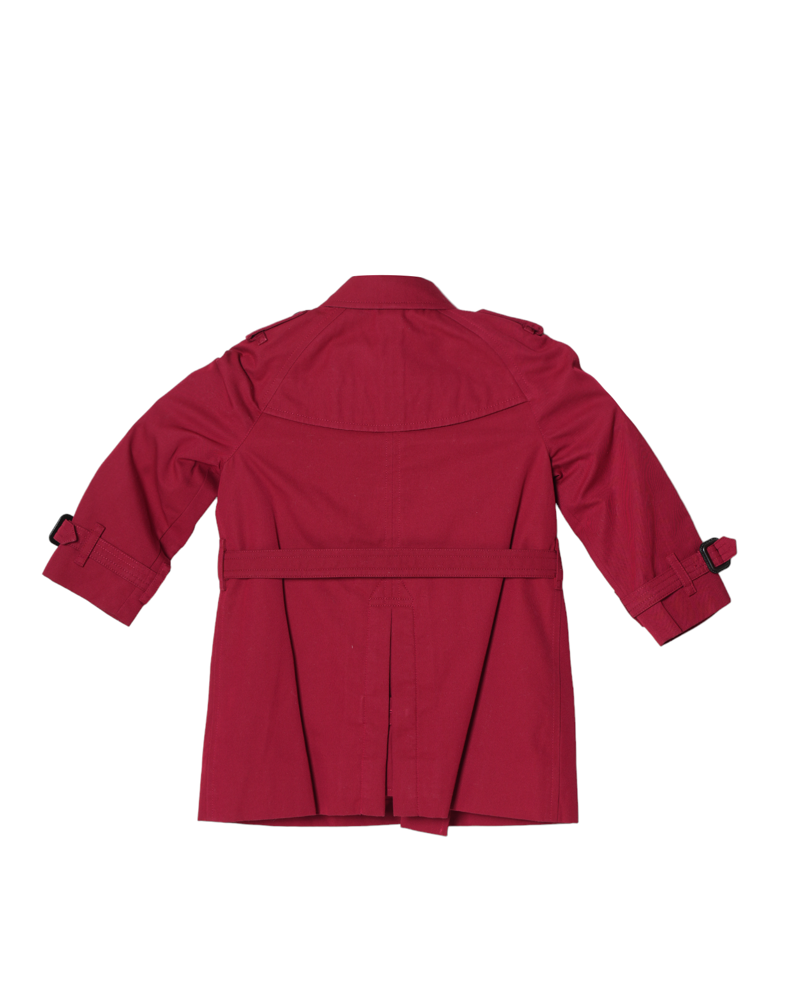 Burberry red clearance trench