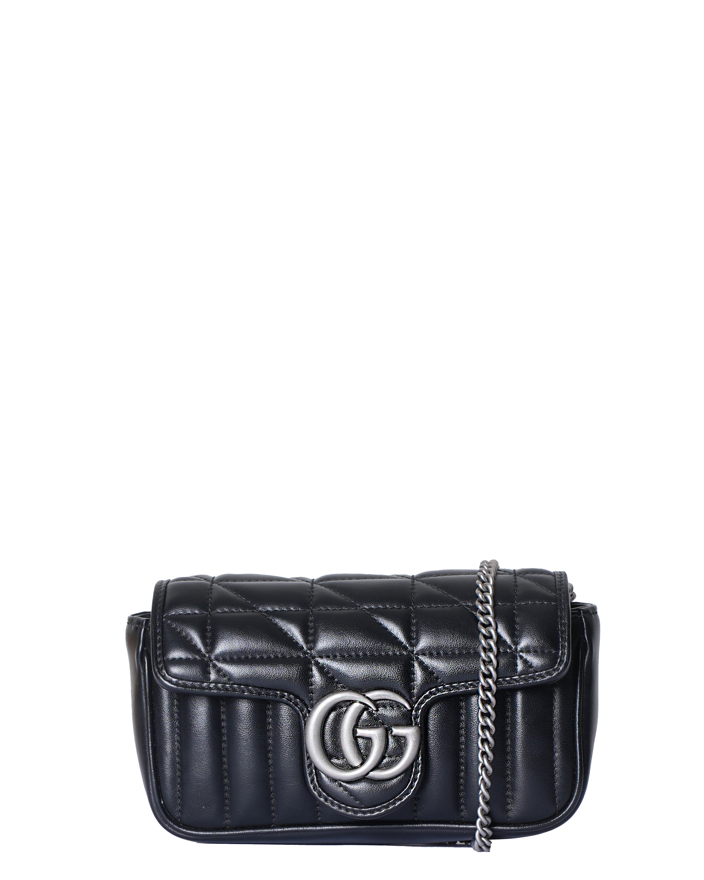 Gucci Aria Super Mini GG Marmont Shoulder Bag
