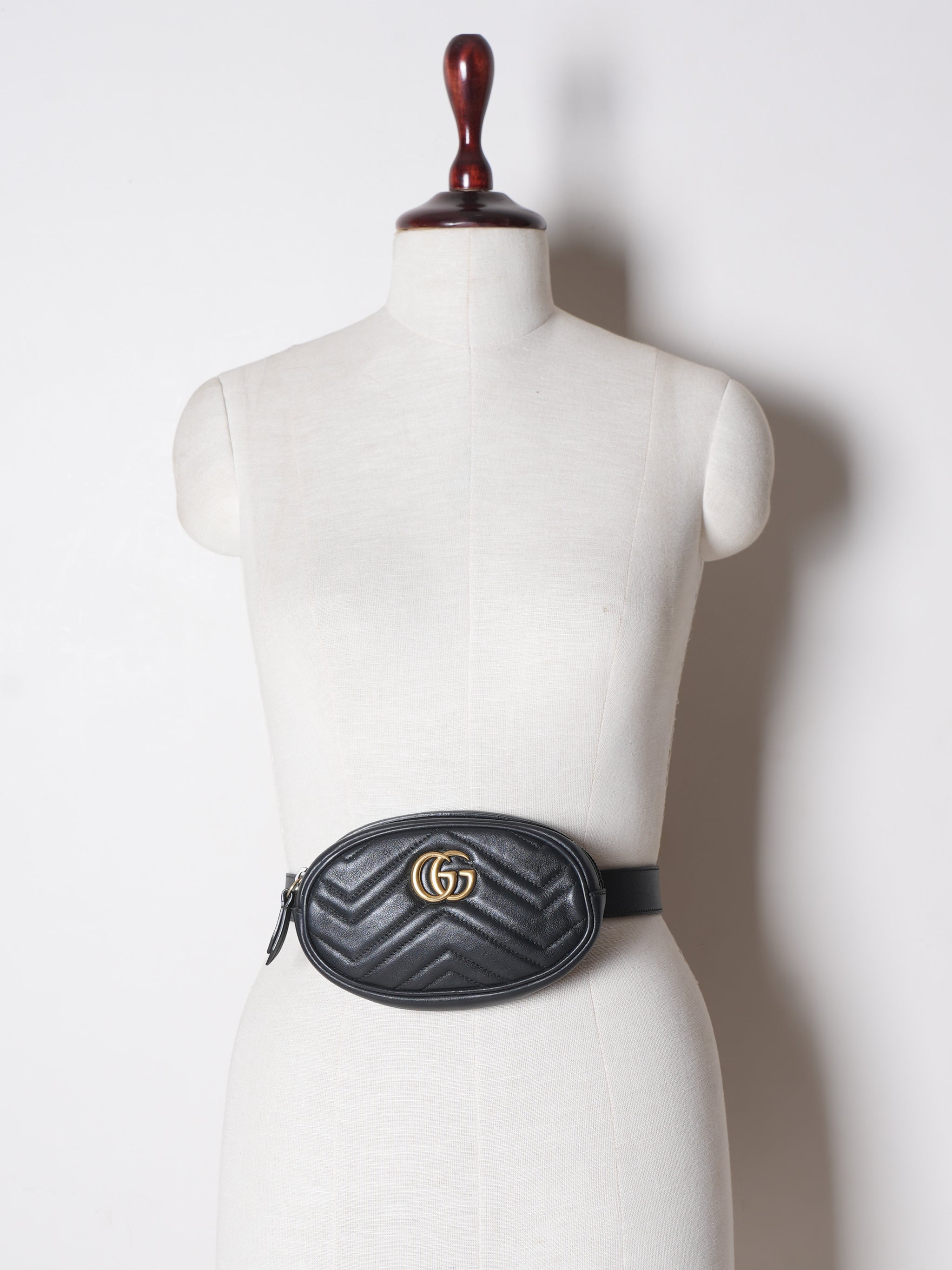 Gucci Marmont Quilted Belt Bag