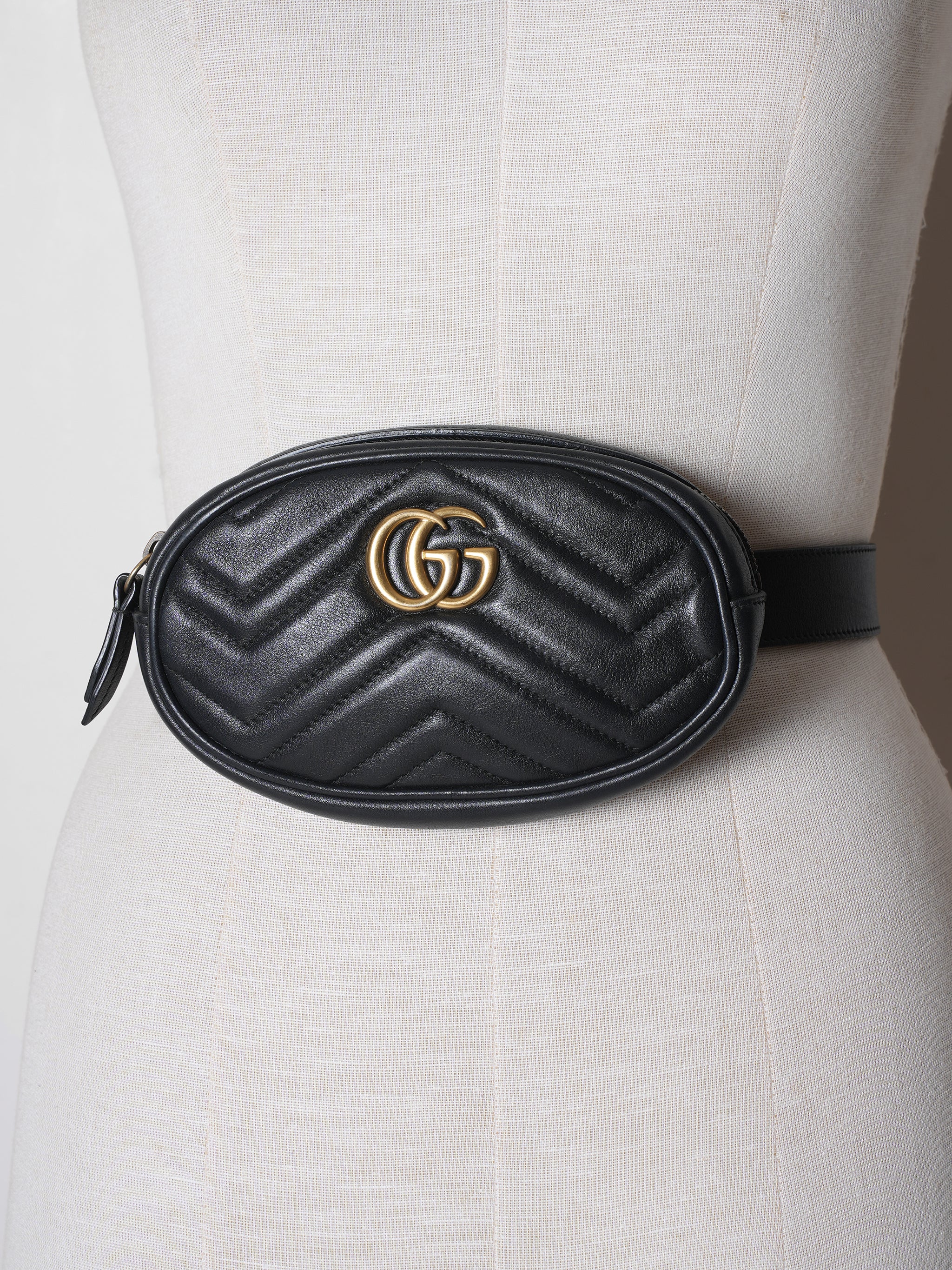 Gucci Marmont Quilted Belt Bag