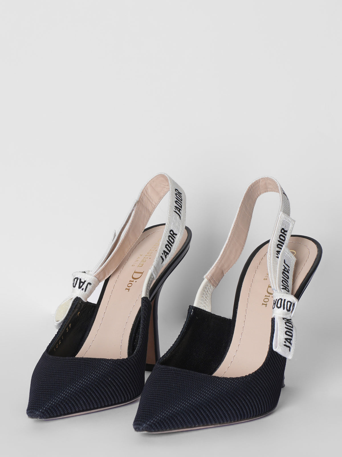 Dior J'Adior Black Slingback Pumps