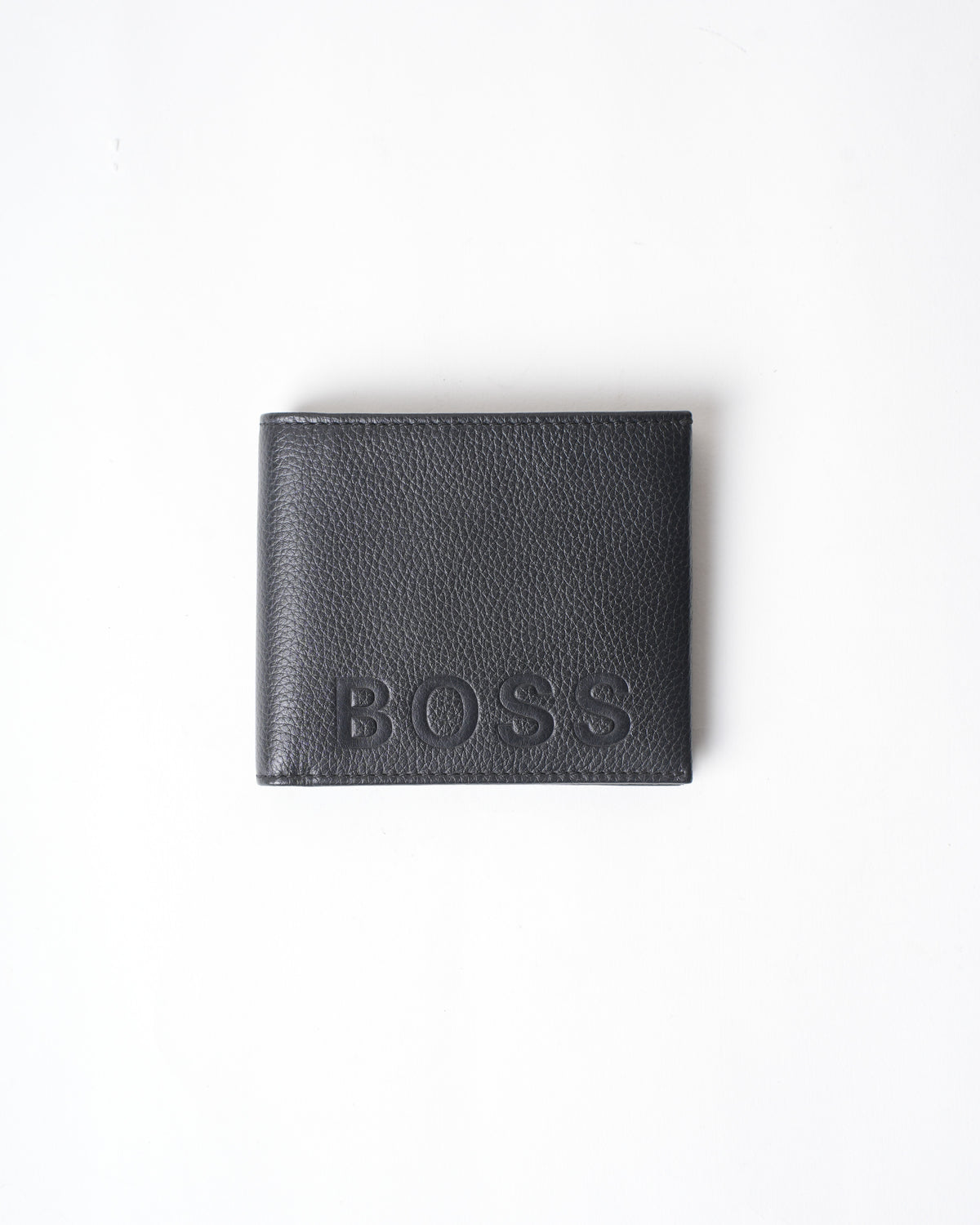 New Boss Embossed with grainy Leather