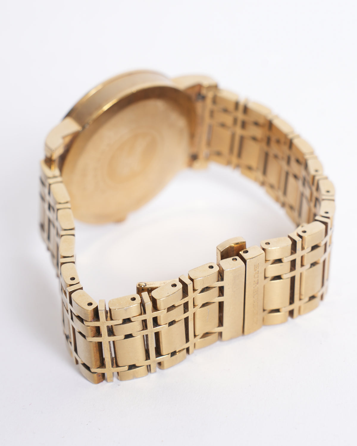 Burberry  Men's Gold Tone Stainless Steel Watch