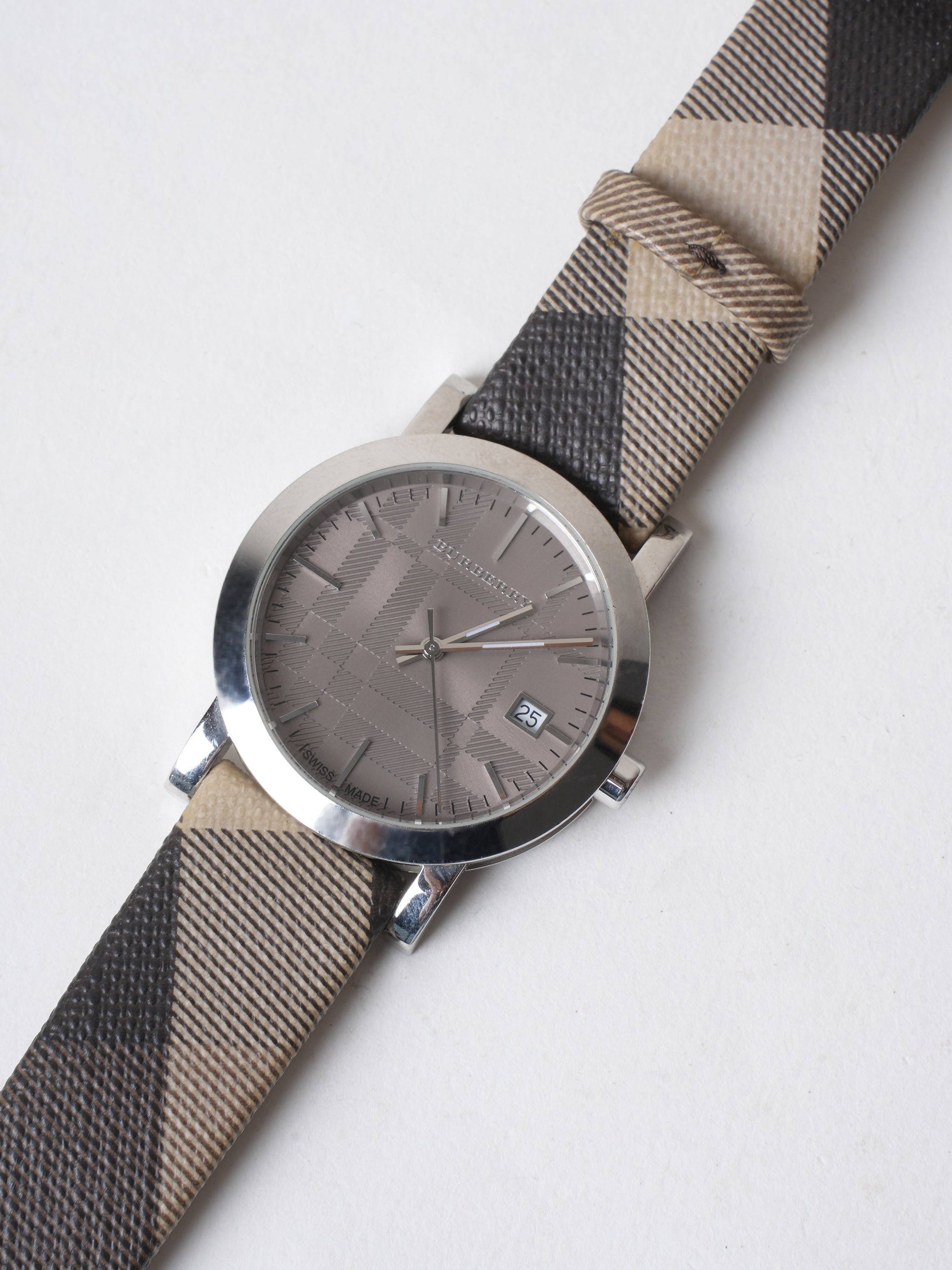 Burberry grey fashion watch