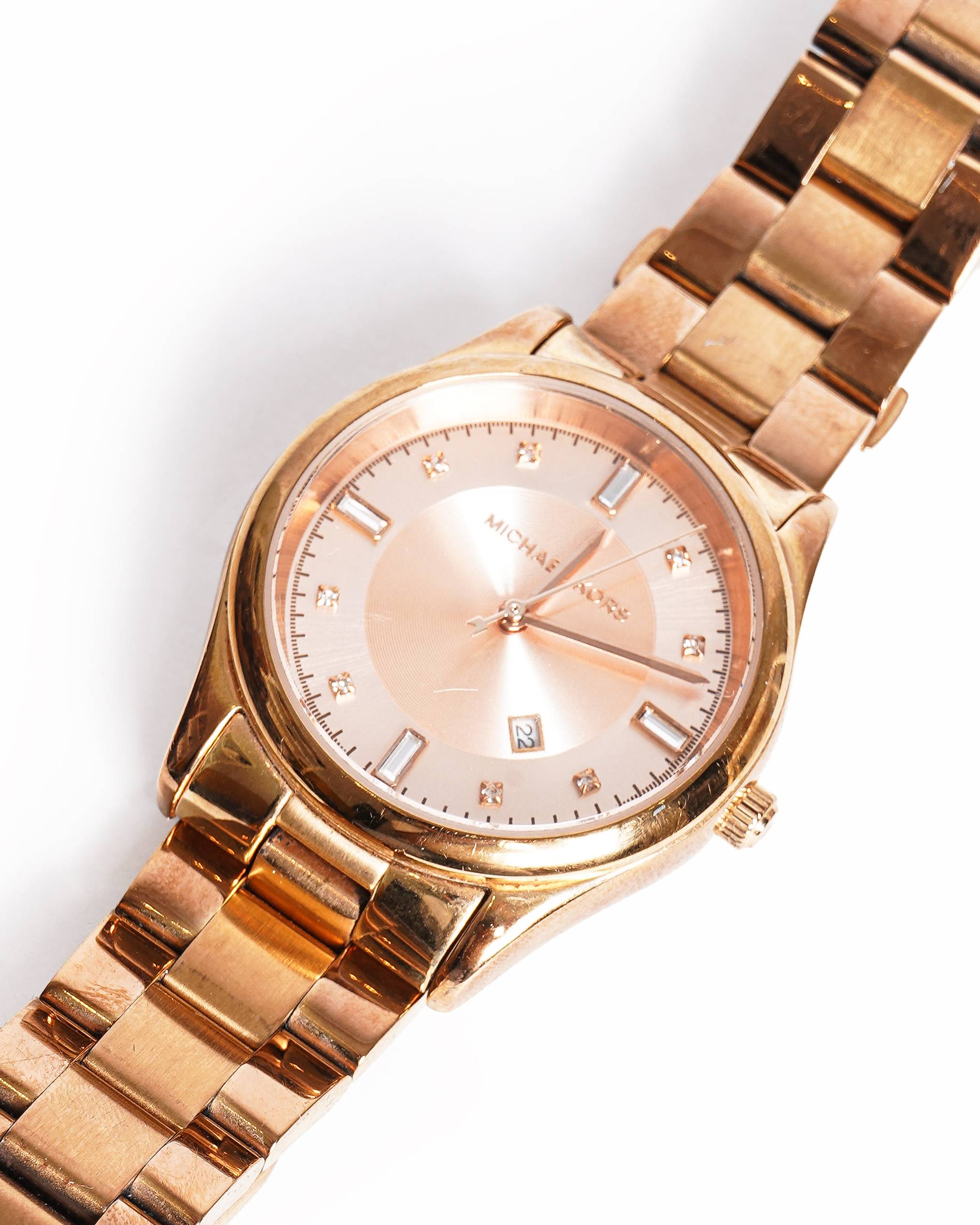 Michael Kprs Women's Rose Gold Tone Watch
