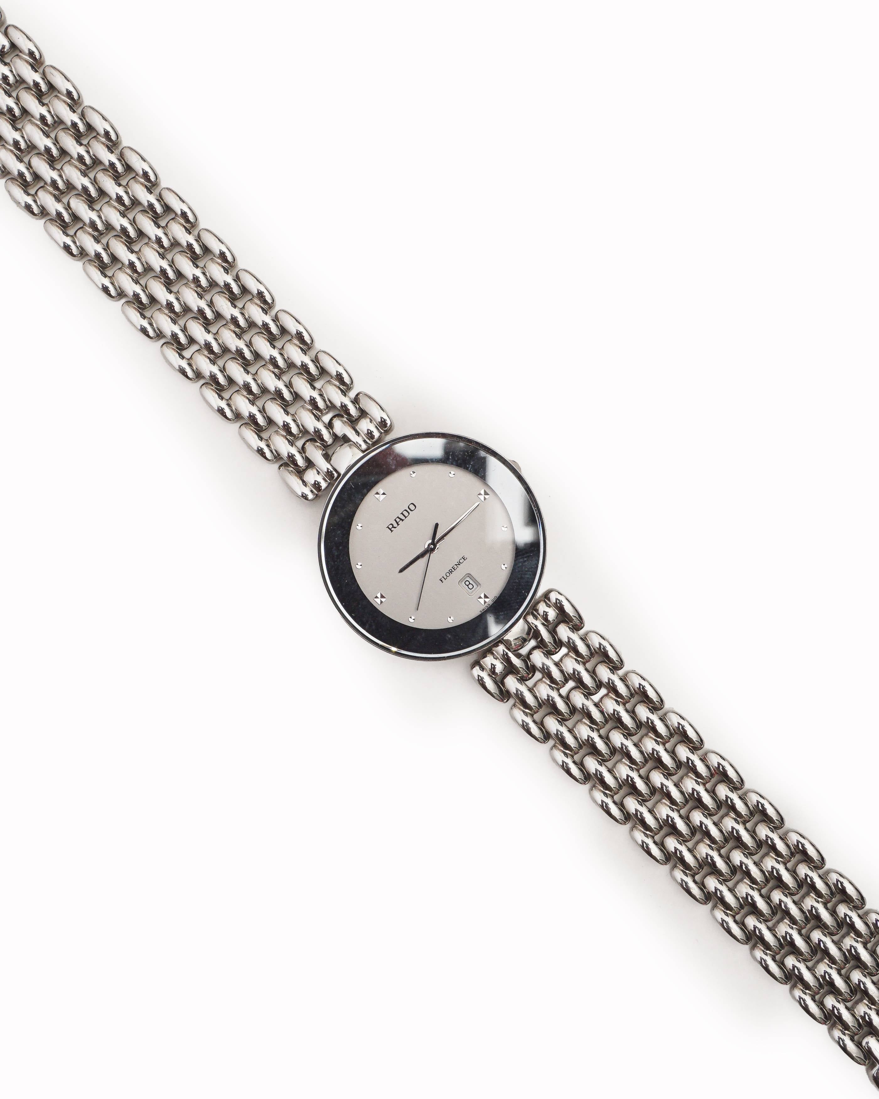 Rado Florence Women's Stainless Steel Diamond Dial Watch