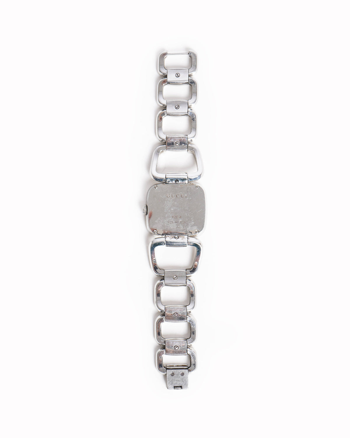 Gucci Silver Tone Diamond Dial Quartz Women's Watch