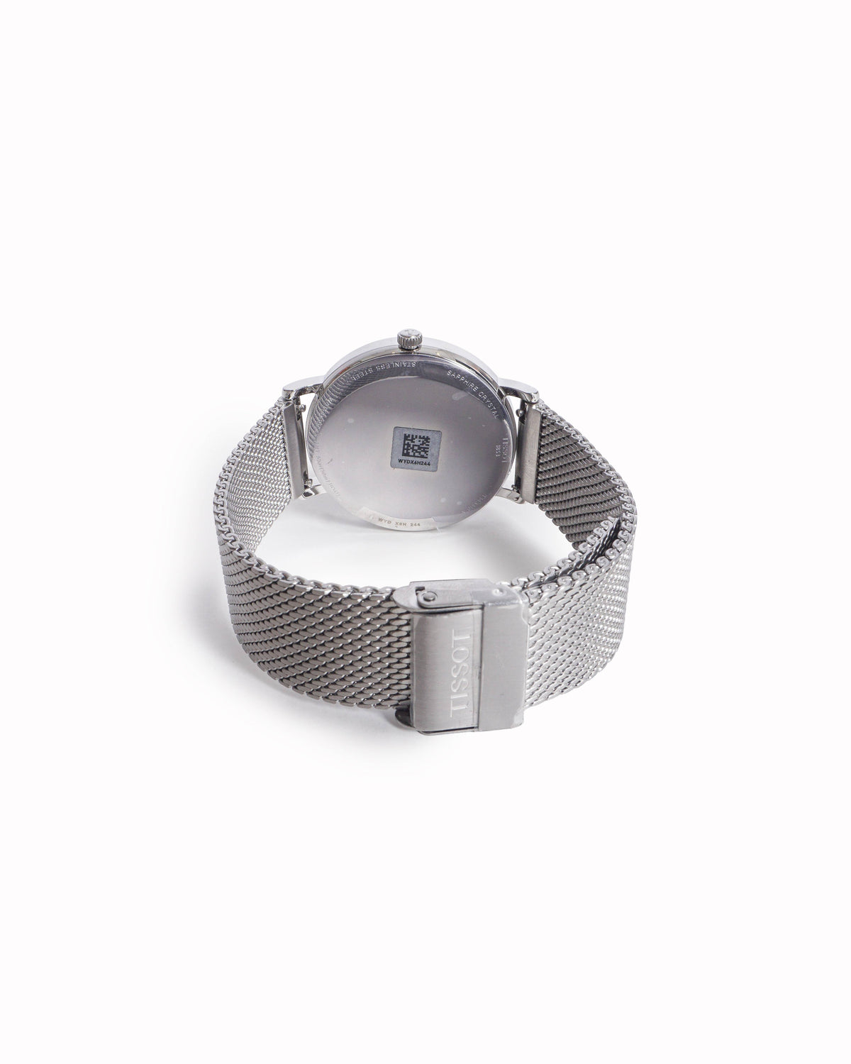 Tissot Everytime Stainless Steel Blue Gradient Dial Mesh Watch