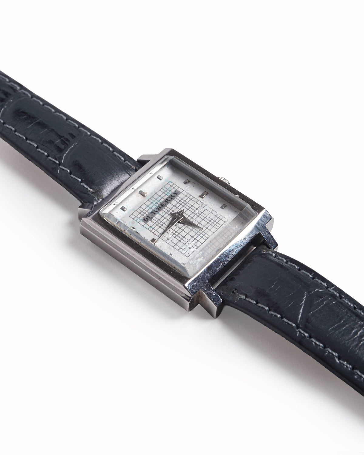 Burberry Square Steel Watch Set Interchangeable Straps
