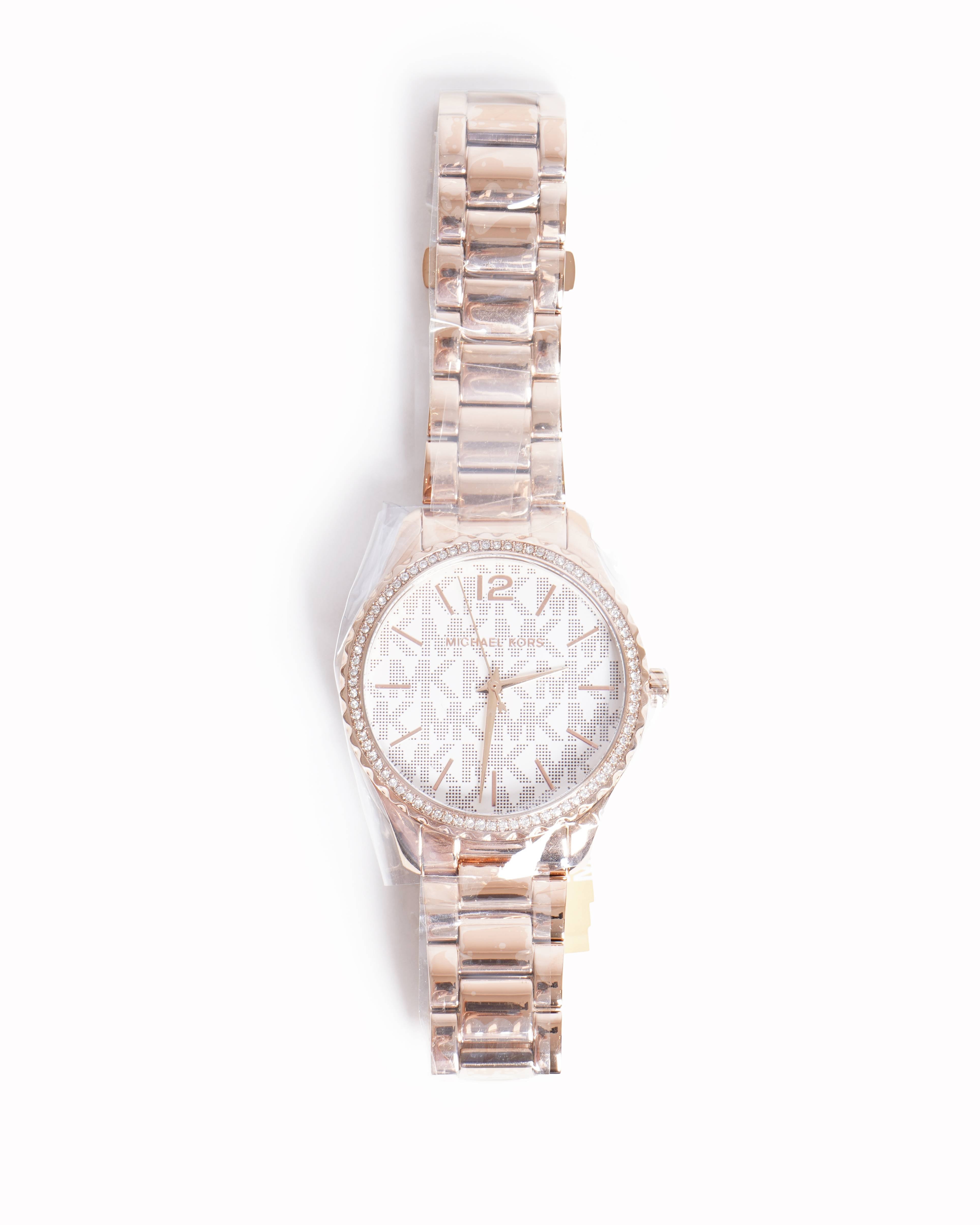 New Michael Kors Women's Watch With Monogram Detailing