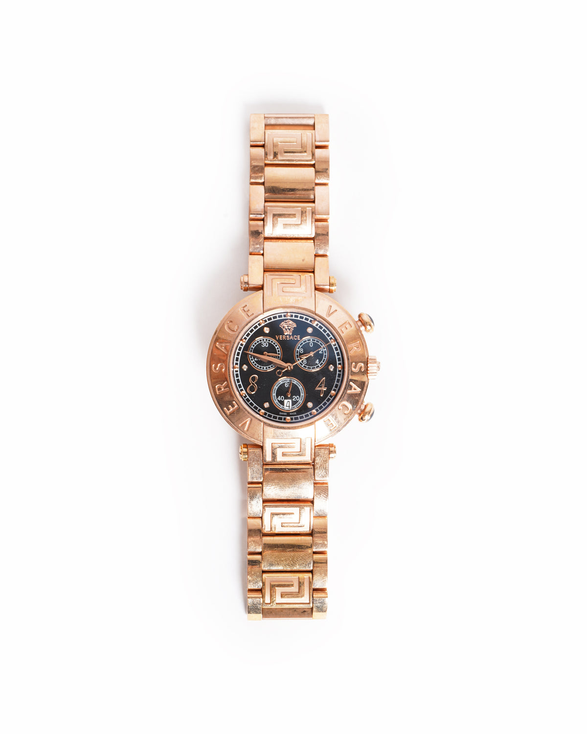 Versace Float Versace Gold-Plated Destiny Spirit Watch with Floating Spheres ...