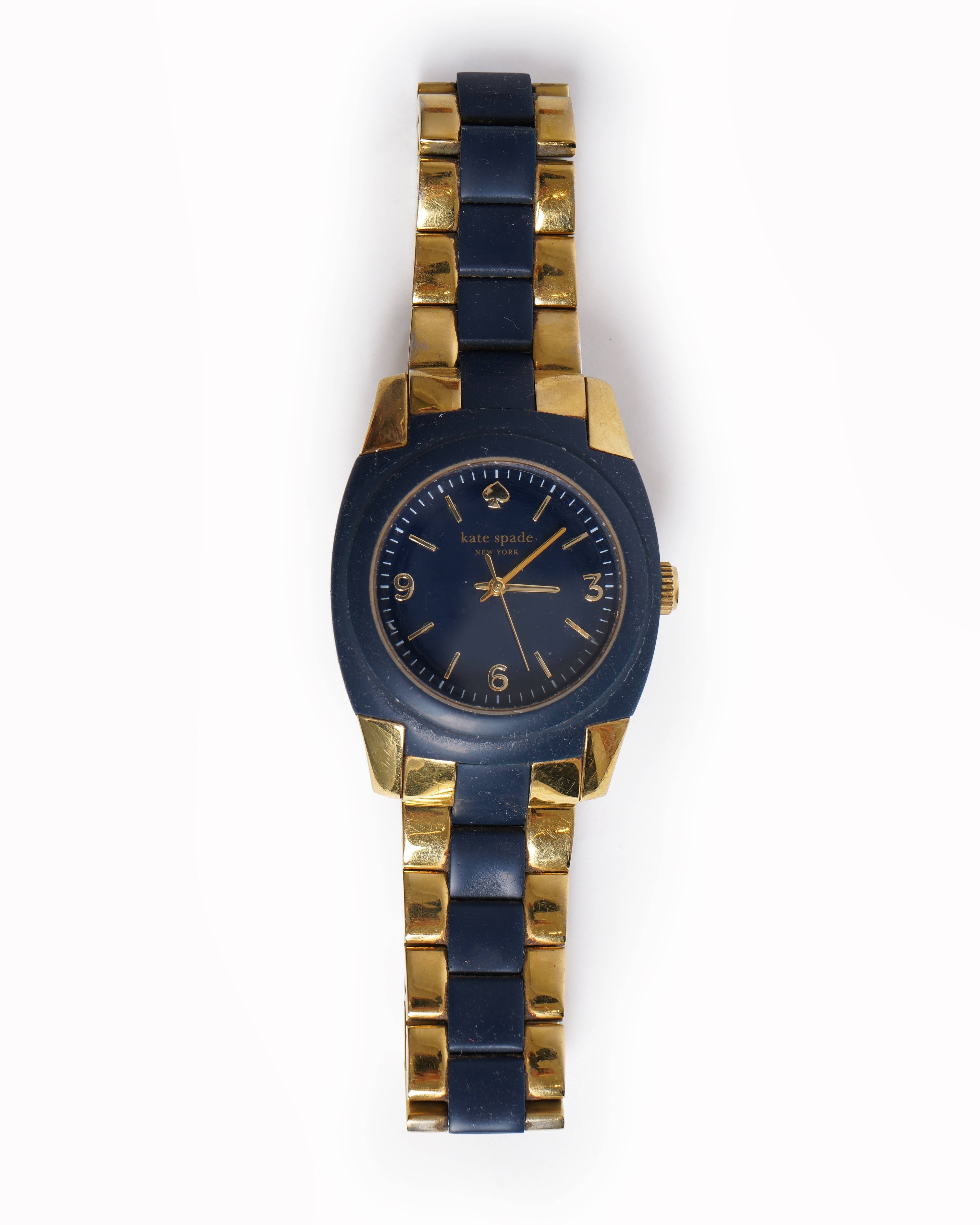 Kate Spade Navy blue & Gold Analog Watch