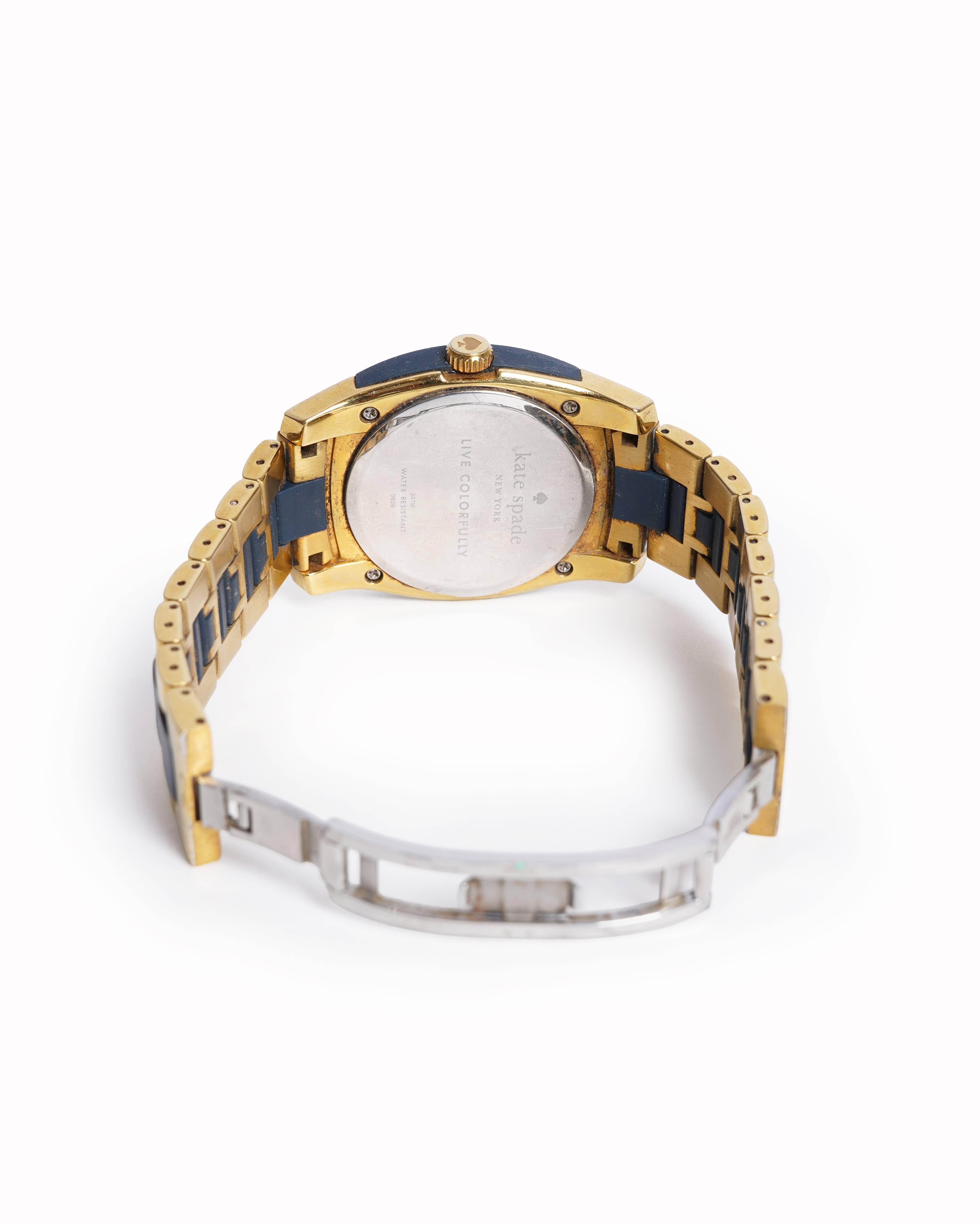 Kate Spade Navy blue & Gold Analog Watch