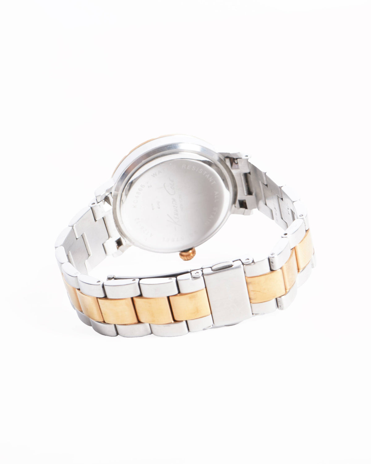 Kenneth cole quartz stainless steel dual tone watch