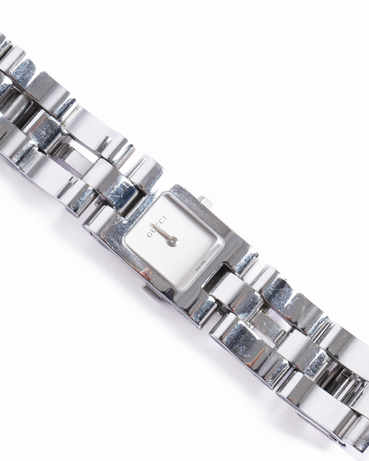 Vintage Gucci Silver Tone Watch