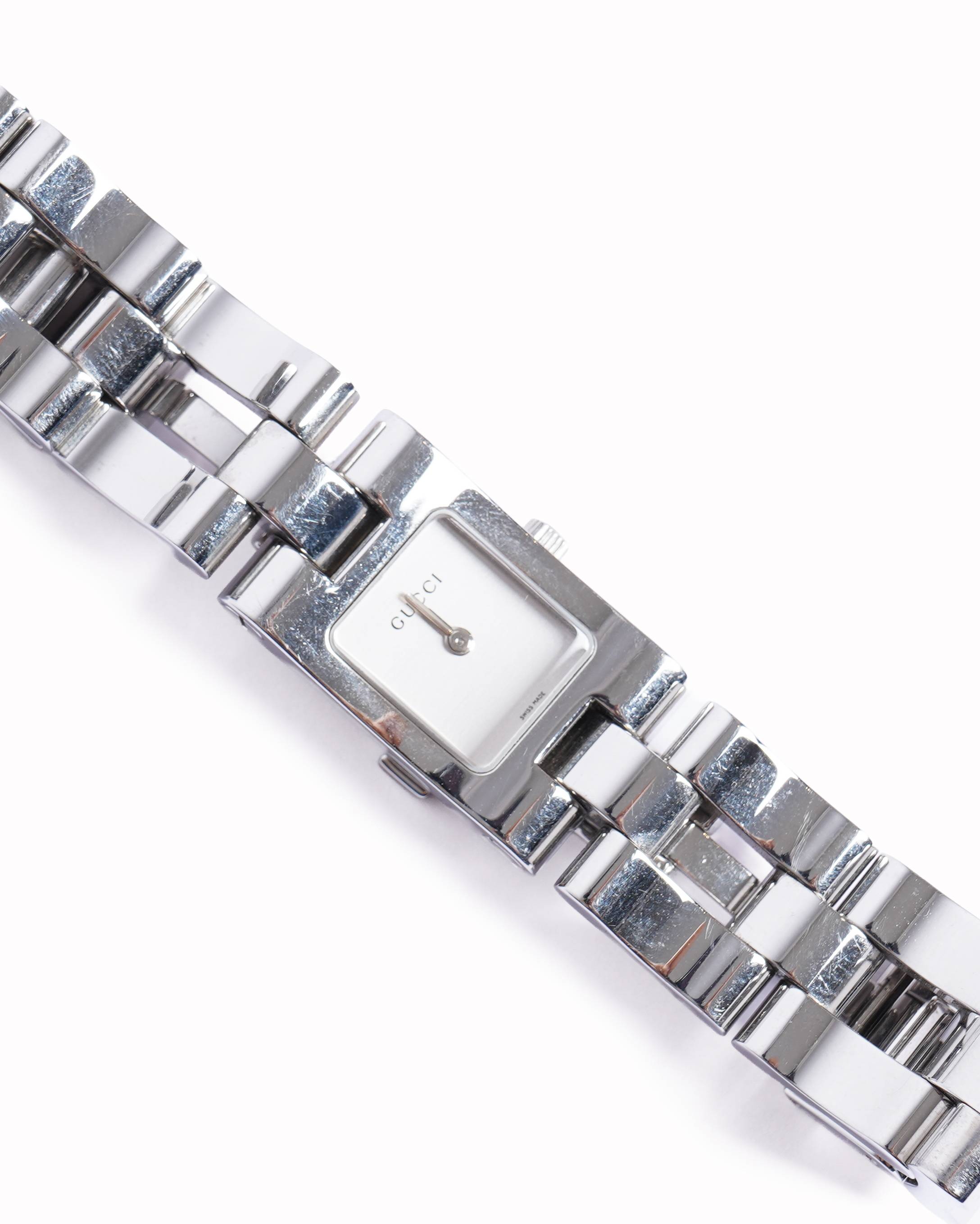 Vintage Gucci Silver Tone Watch