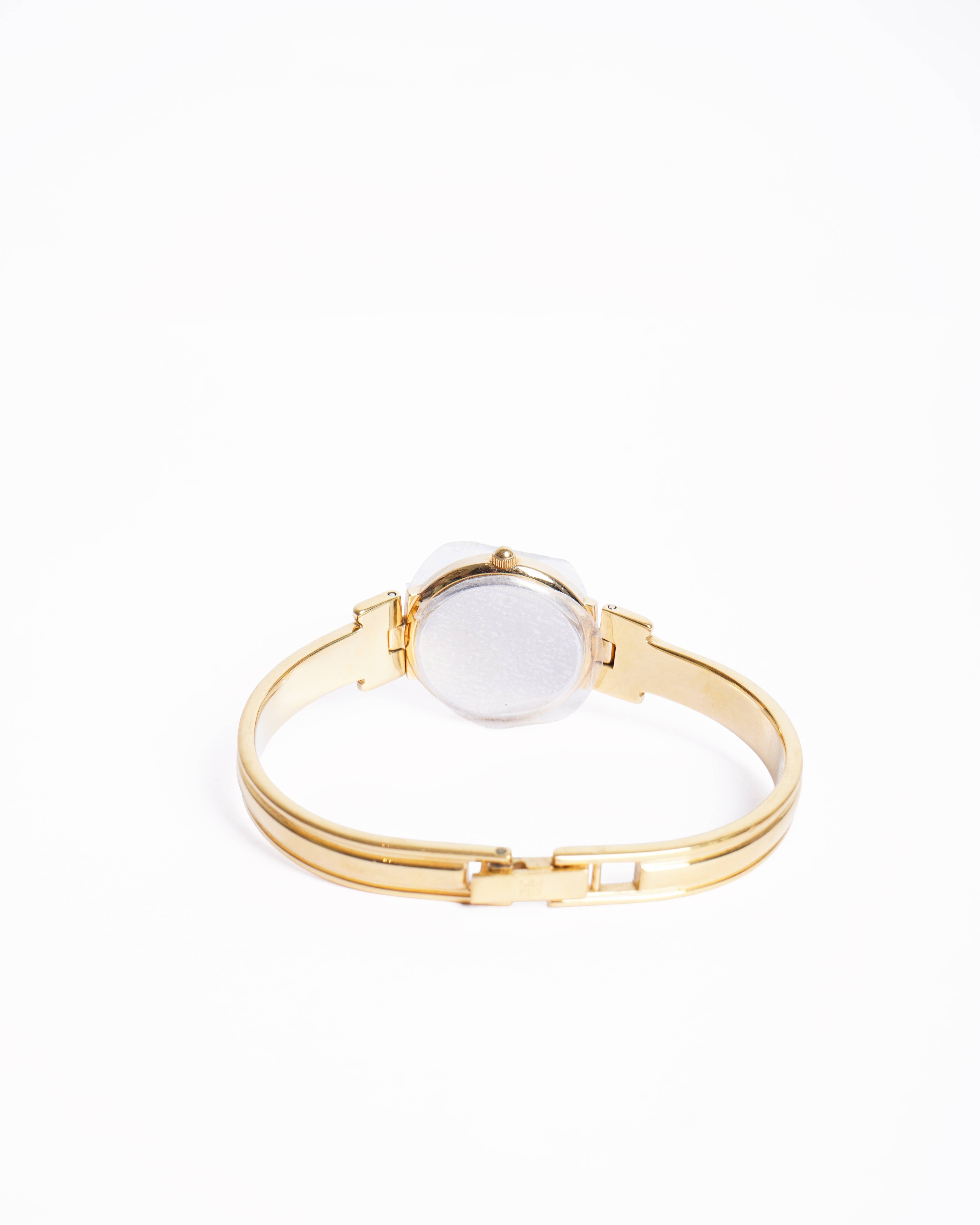 Vintage Givenchy Stainless Steel Gold Plated Made In Swiss 1990 Watch