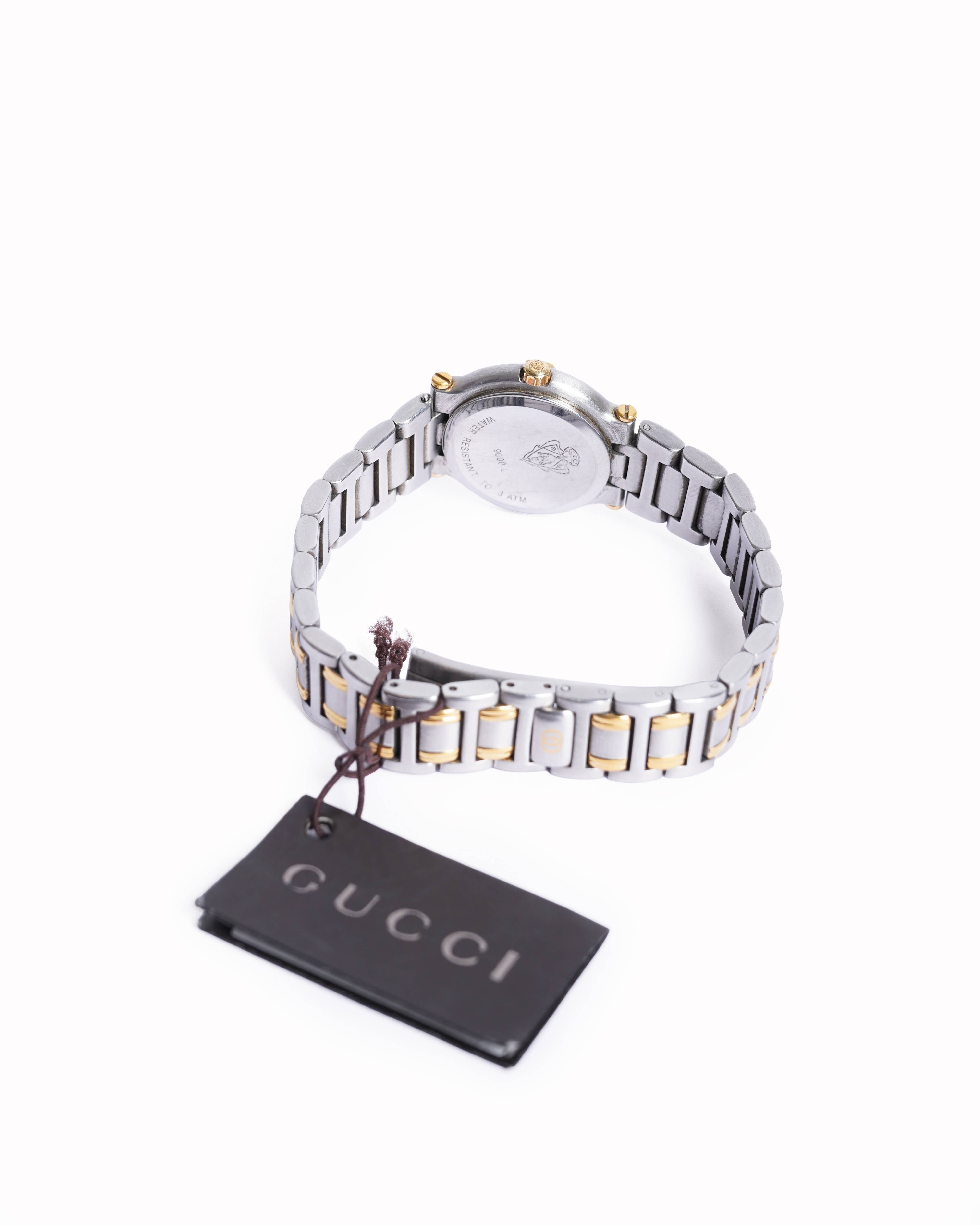 Vintage Gucci Watch Gold Plated Accent