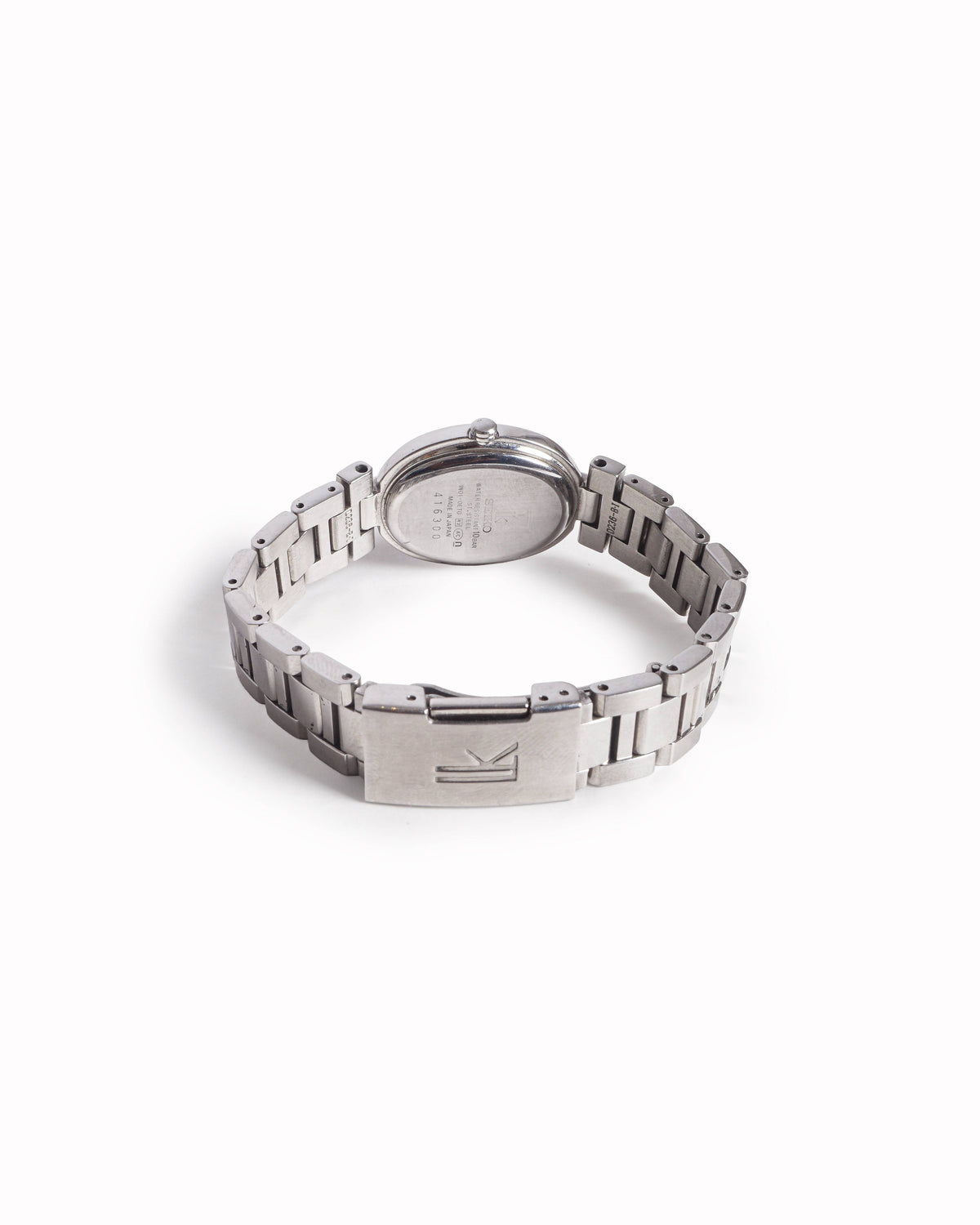 Vintage Seiko Silver-Tone Oval Dial Watch