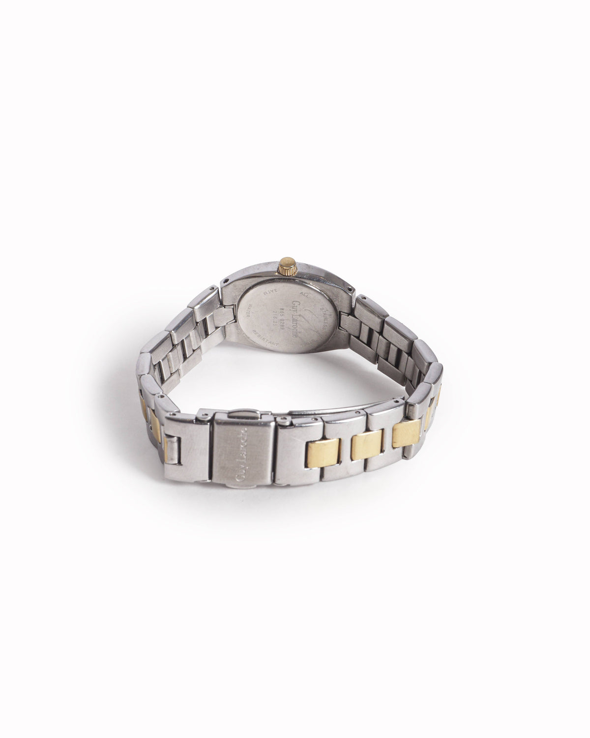 Vintage Guy Laroche Two-Tone Roman Numeral Watch