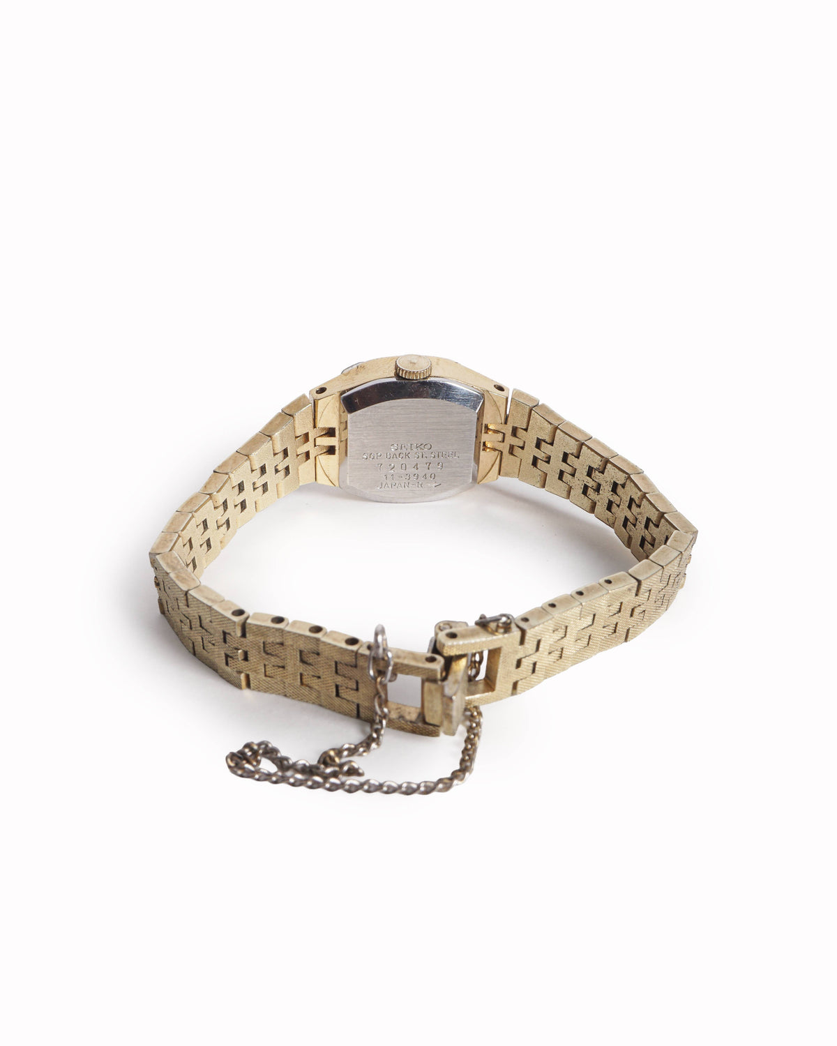Vintage Seiko Gold-Tone Integrated Bracelet Watch