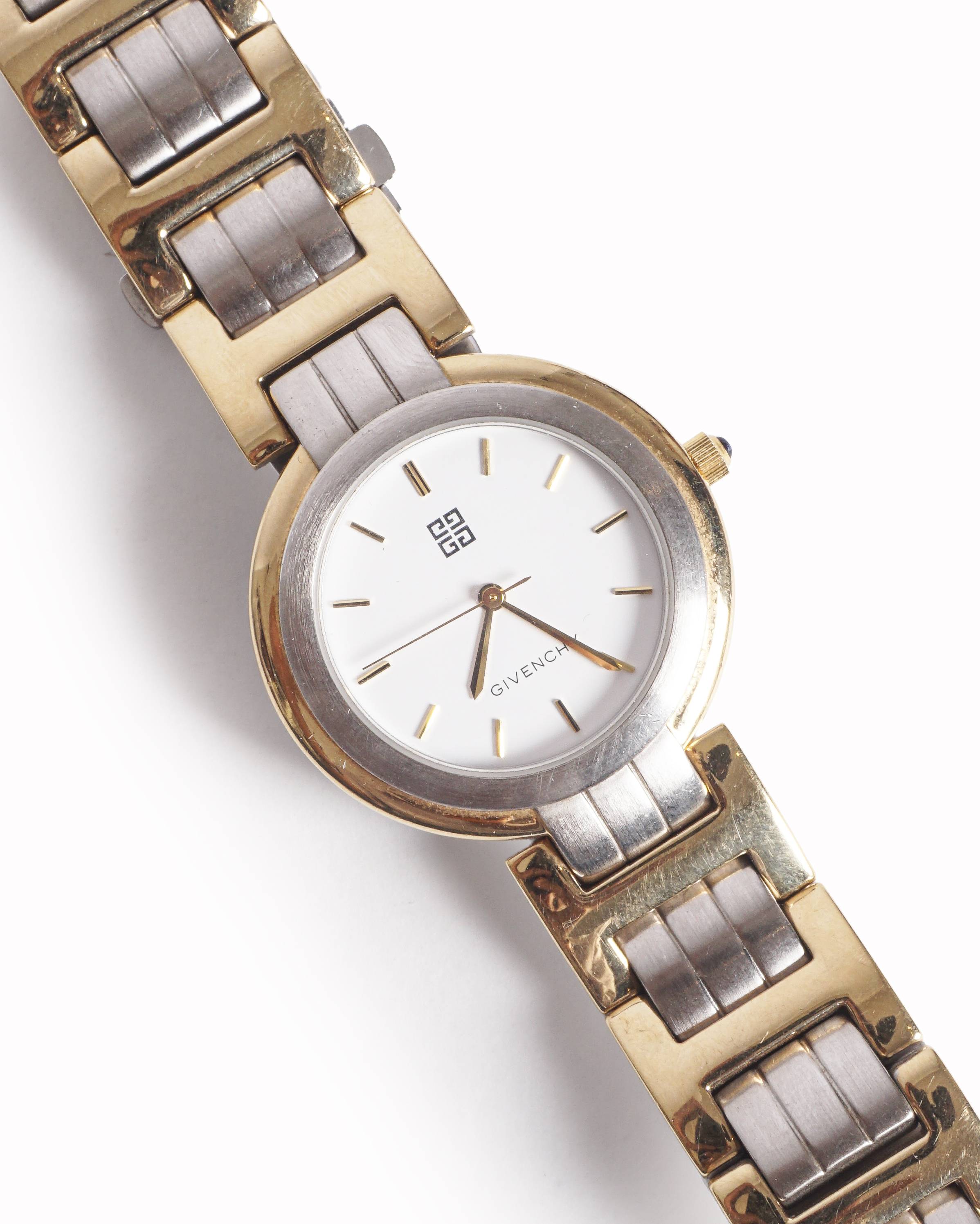 Vintage Givenchy Swiss Made Two-Tone Gold-Plated Watch