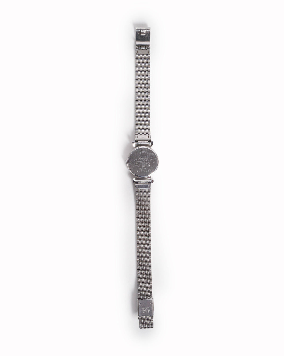 Vintage Seiko Silver-Tone Mesh Bracelet Watch