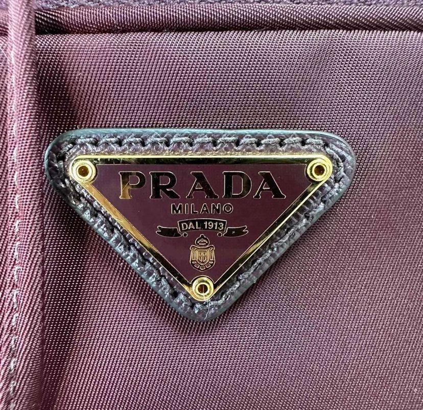 Prada Duet Re Nylon Bucket Shoulder Bag