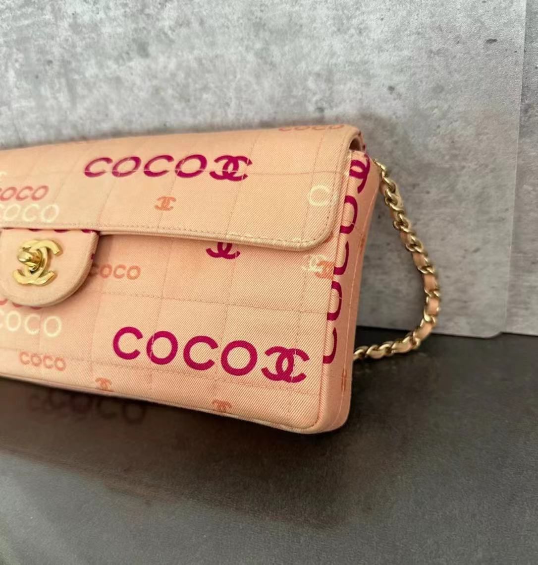 Vintage Chanel Coco East West Shoulder bag