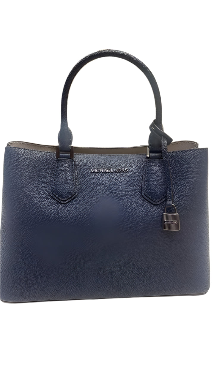 MK Camille Shoulder Bag In Navy Blue