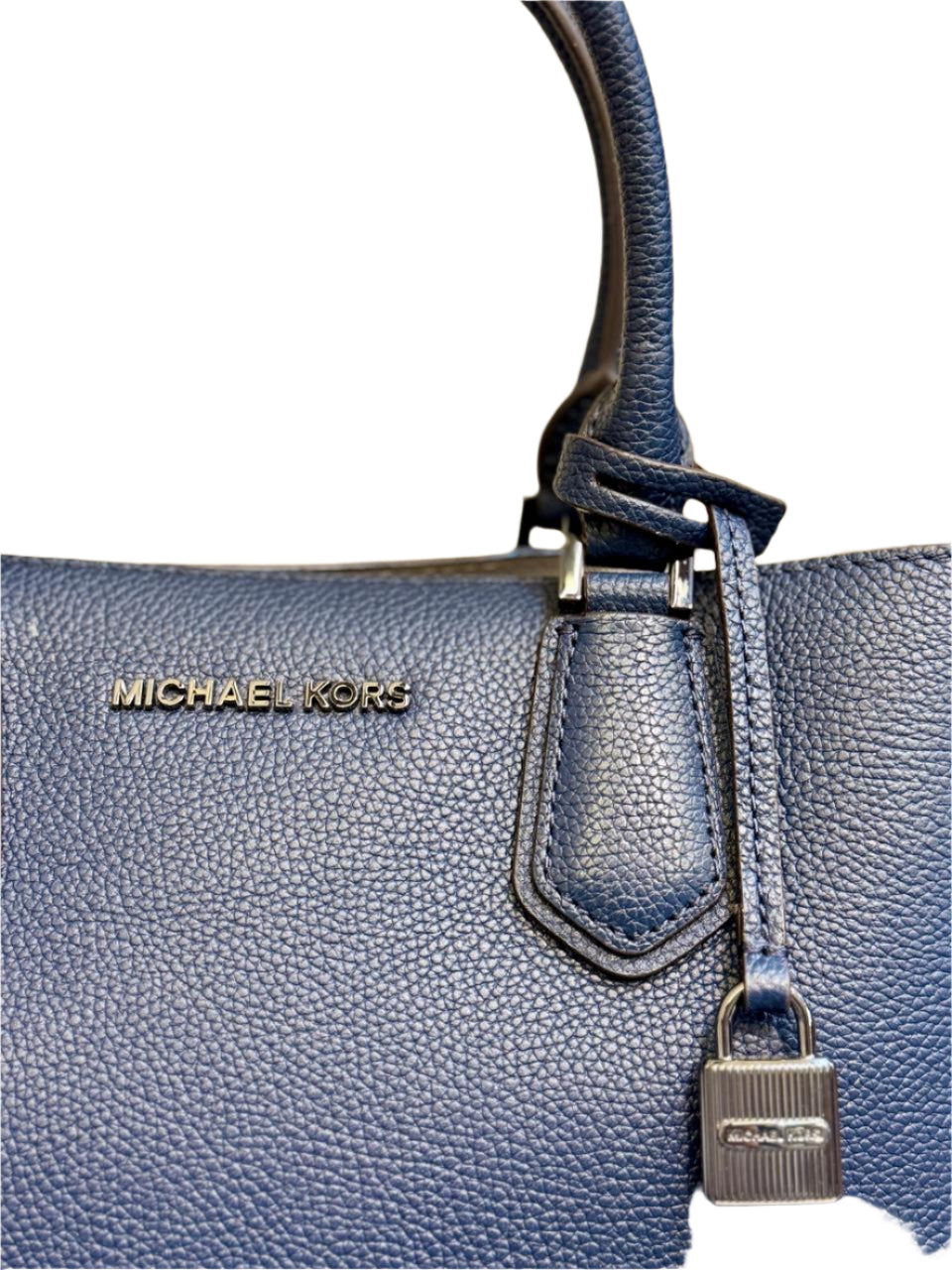 MK Camille Shoulder Bag In Navy Blue