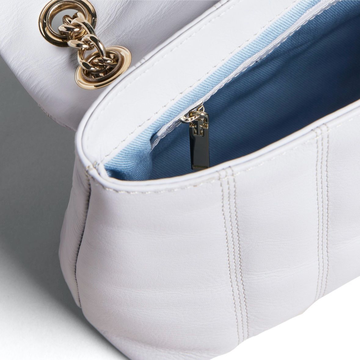 New Ted Baker Leather Structured Sling Bag with Quilted