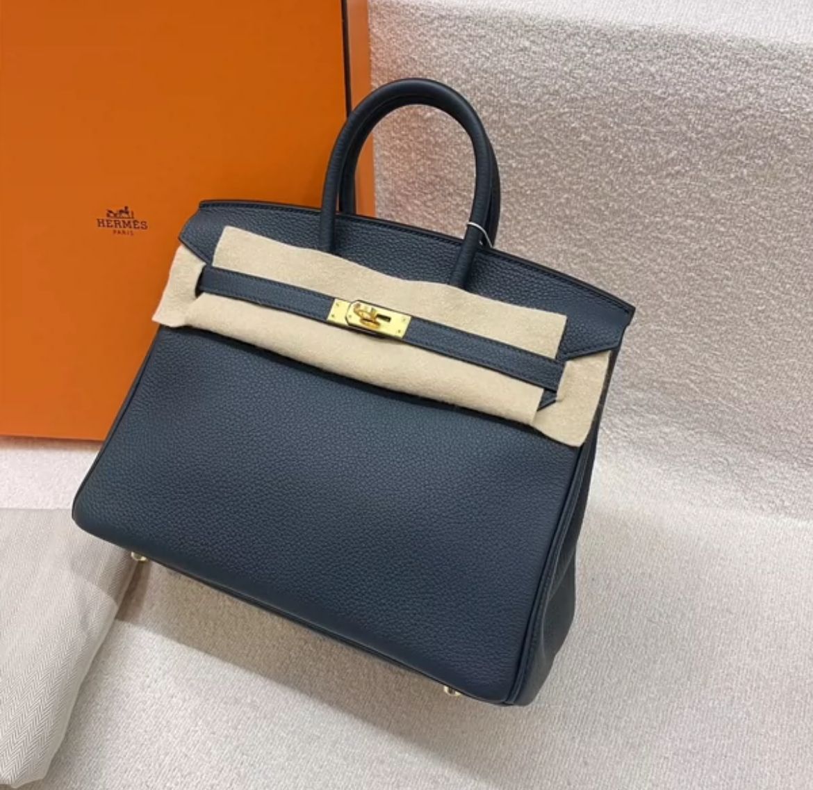 New Hermes Birkin 25 GHW