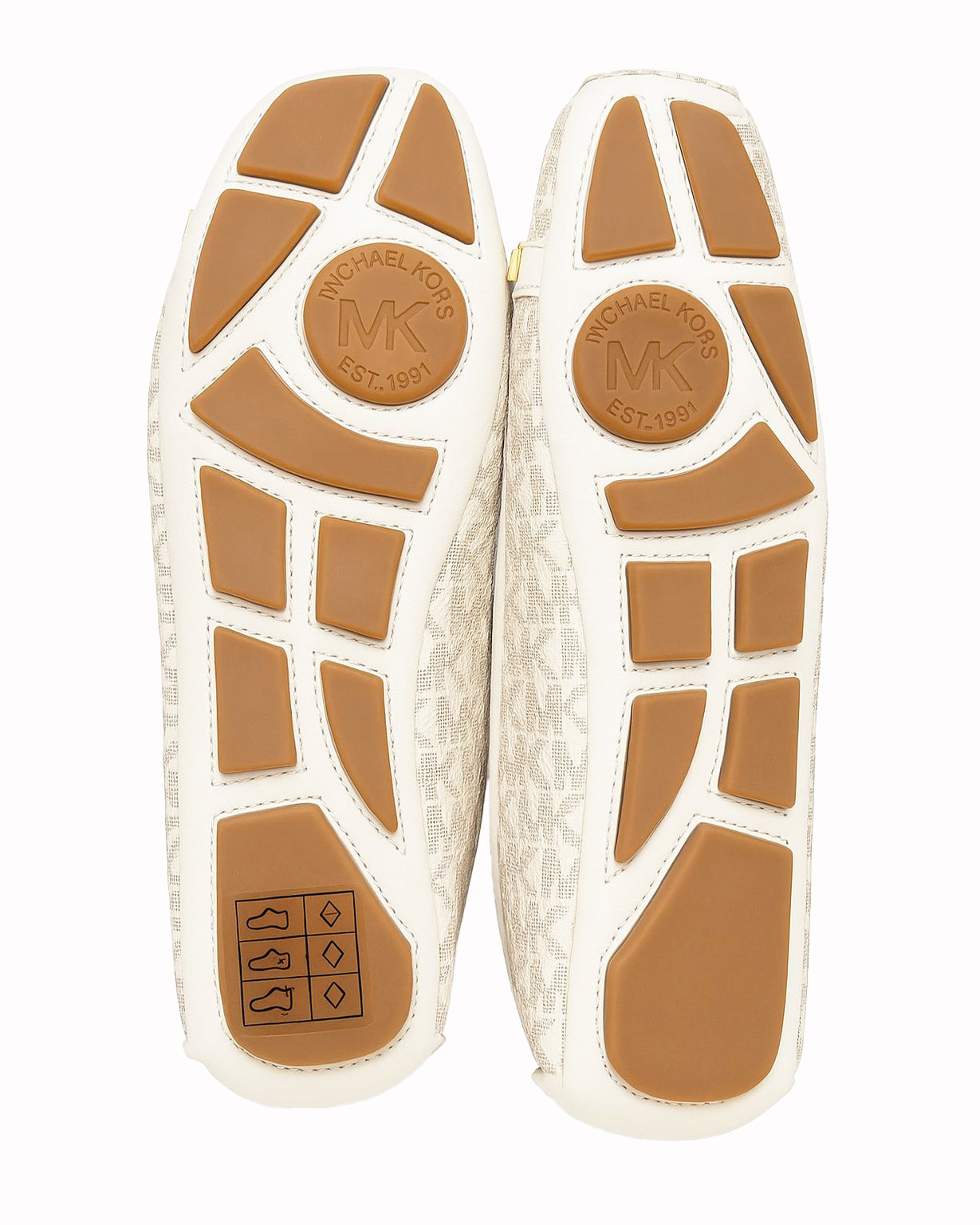 New Michael Kors Fulton Studded Logo Moccasin