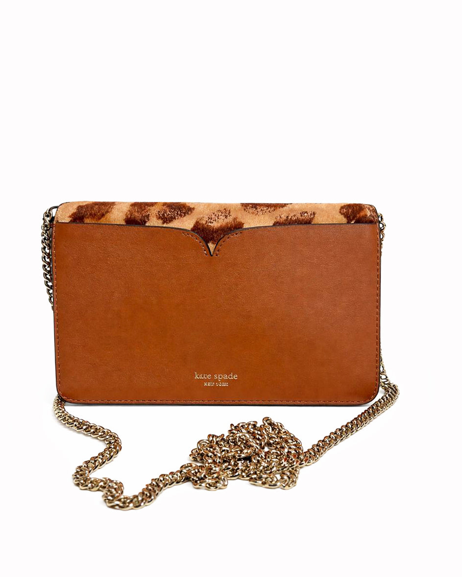 Kate spade nicola haircalf twistlock chain wallet