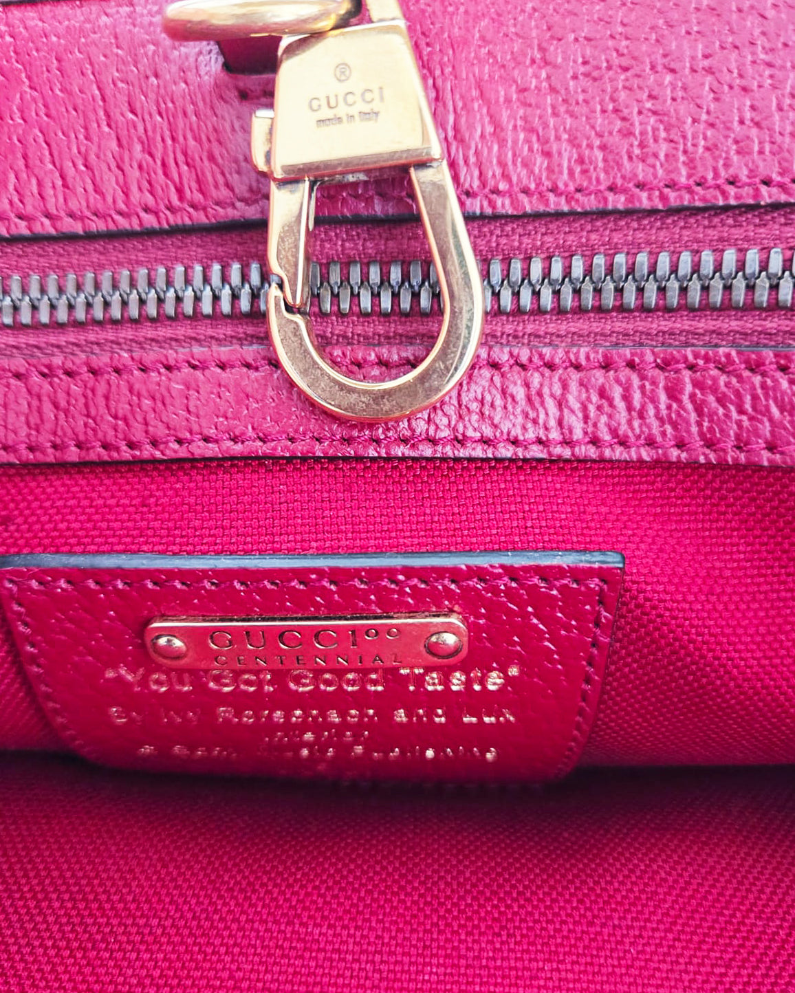 Gucci 100 centennial music small tote bag