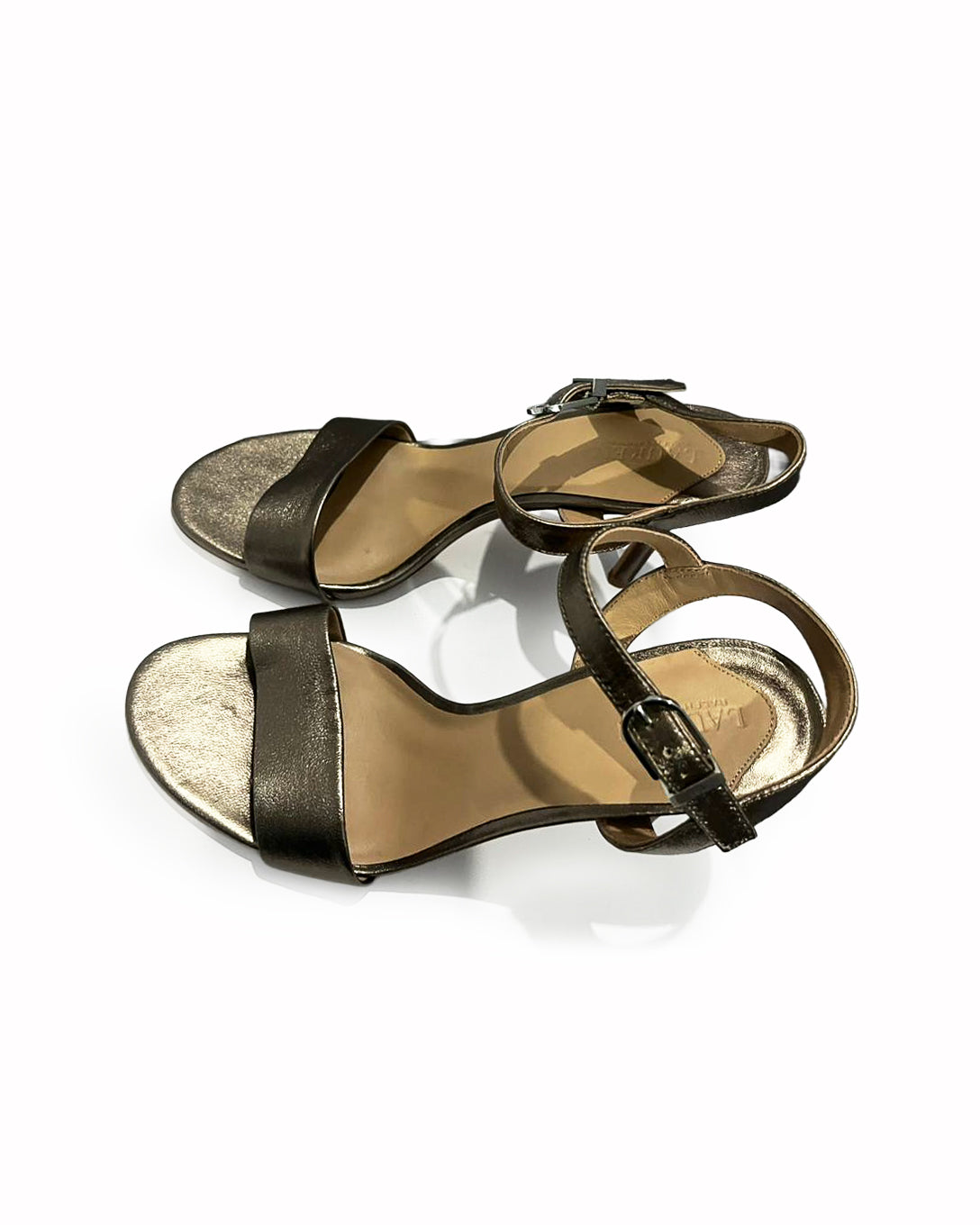 Ralph Lauren Metallic Heels