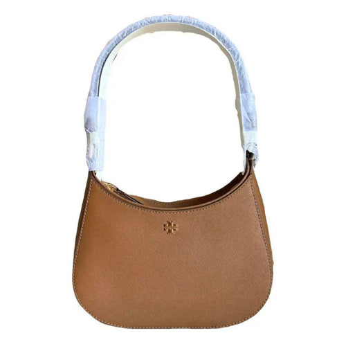 New Tory Burch Emerson Saffiano Leather Shoulder Bag